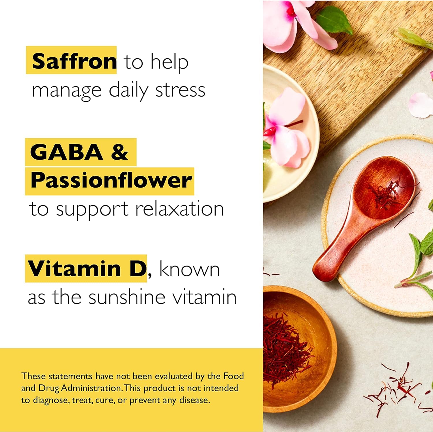RESCUE Bach Plus Mood & Stress Support Gummies, Daytime Dietary Supplement with Passionflower, GABA, Saffron & Vitamin D, Natural Orange Flavor, Vegan & Gluten-Free, 3 Pack, 180 Count Total RESCUE Au supplements