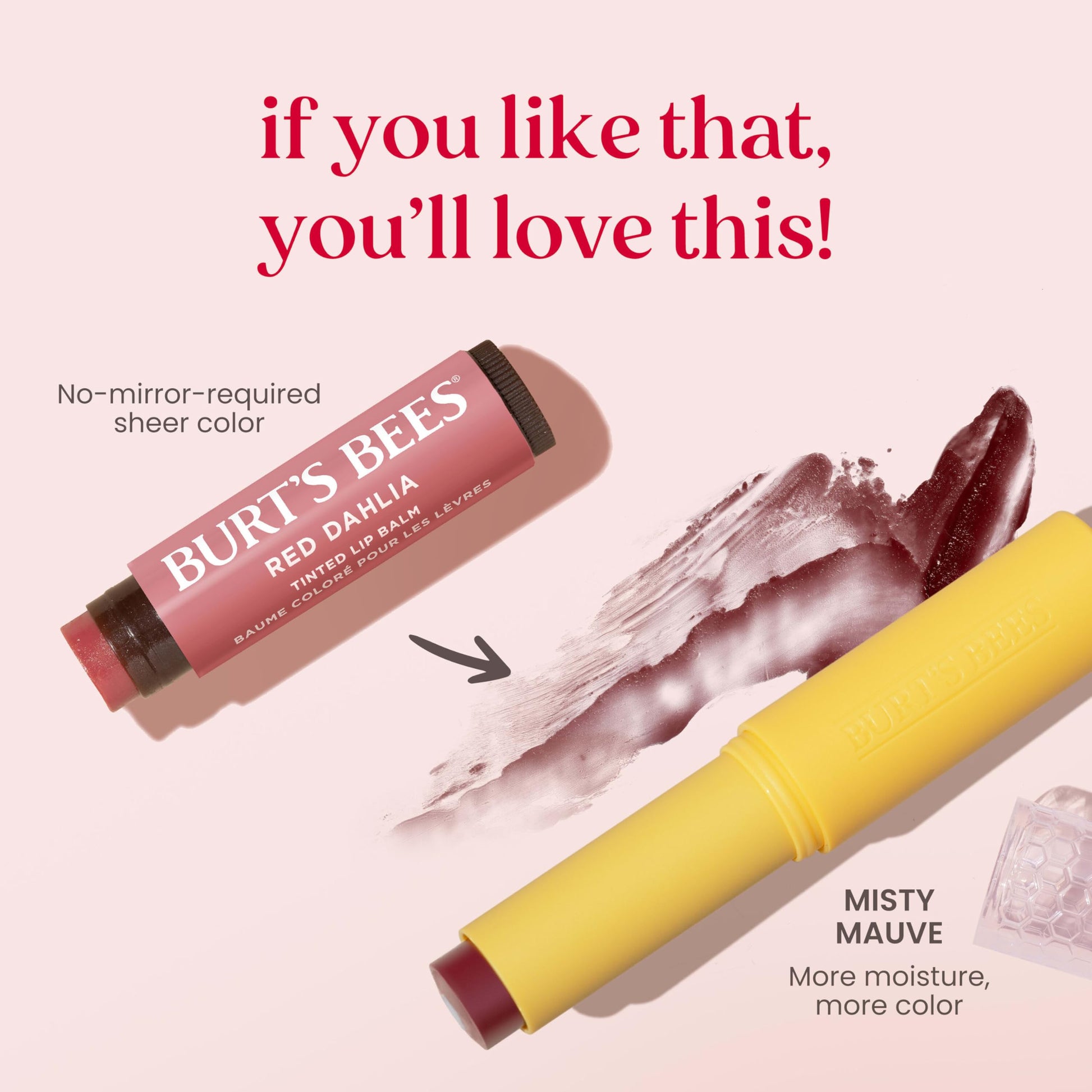 Burt’s Bees Tinted Boosted Balm, Misty Mauve, Hydrating Tinted Lip Balm with Vitamin C, E, and F Core, 24 Hour Lip Moisturizer with Responsibly Sourced Beeswax, 100% Natural Origin, 1 Count, 0.16oz Burt's Bees Au supplements