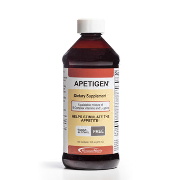 Apetigen Appetite Stimulant for Kids & Adults – Vitamin B-Complex with L-Lysine Liquid – Sugar Free Weight Gain Supplement for Picky Eaters – Caramel Flavor, 16oz Apetigen Au supplements