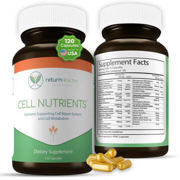Return Healthy Cell Nutrients | Promotes Cell and Membrane Repair & Cell Metabolism | Helps Fight Tick-Borne Infections & More | Mitochondrial Supplements | Non-GMO, Vegan, 120 caps Return Healthy Au supplements