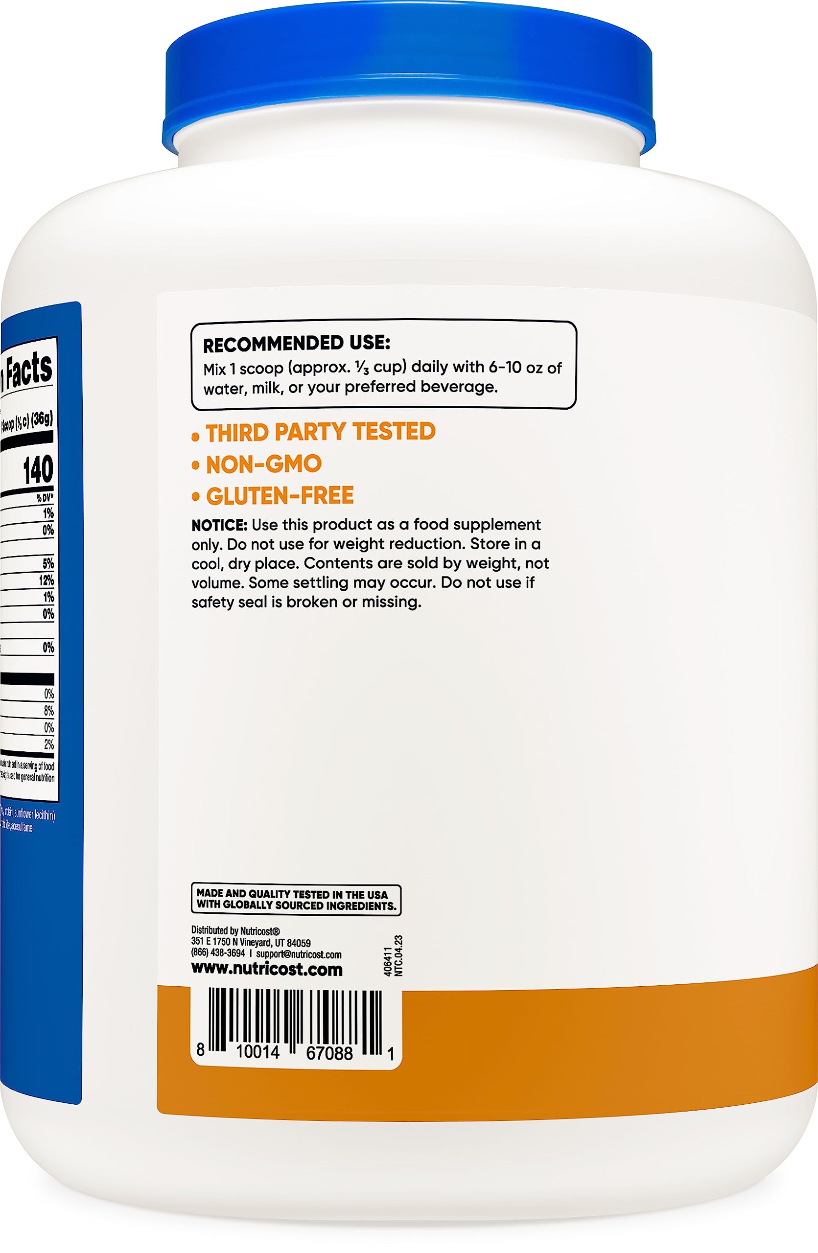 Nutricost Whey Protein Isolate (Salted Caramel, 5LBS) Nutricost Au supplements