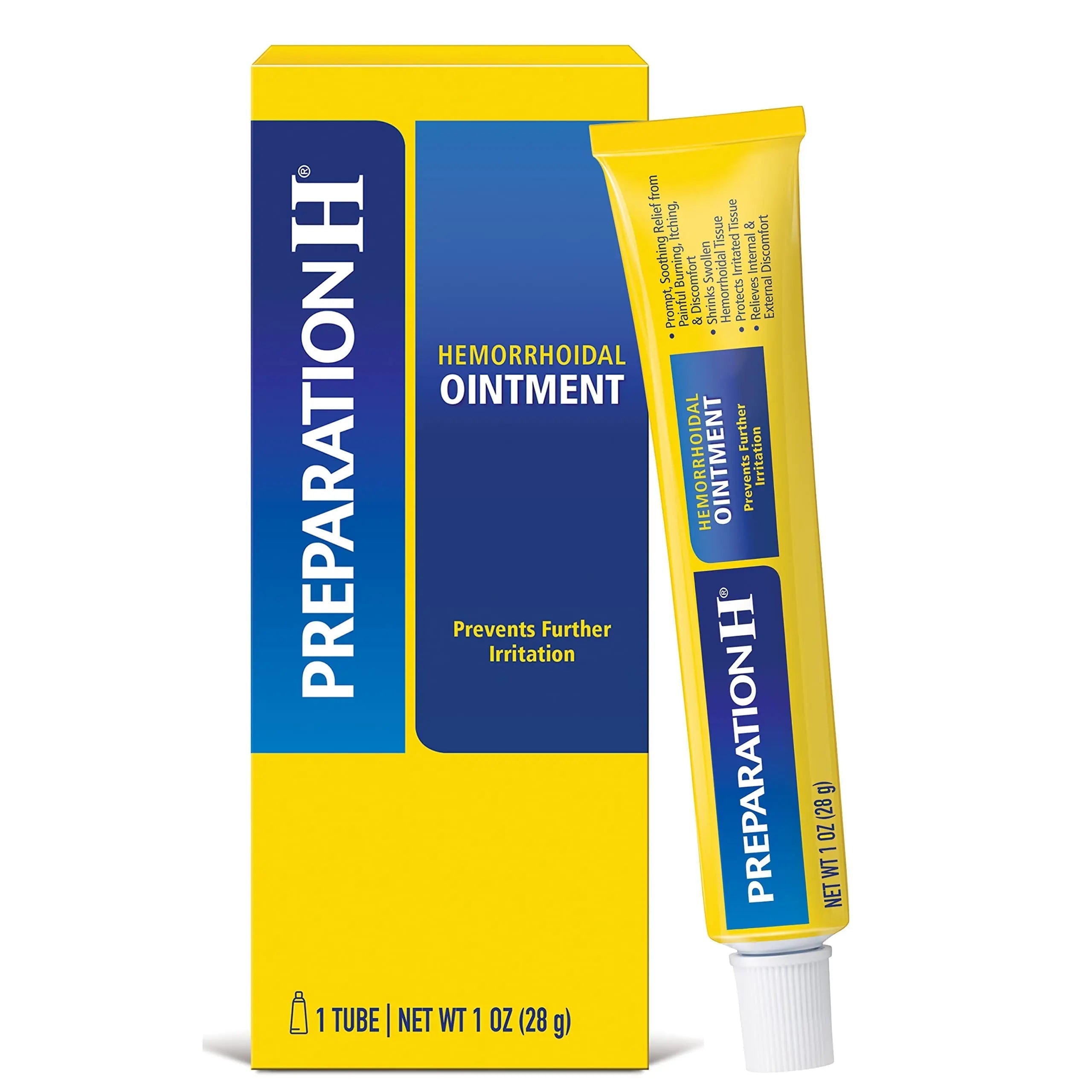 Preparation H Hemorrhoid Ointment, Itching, Burning and Discomfort Relief - 1 Oz Tube Preparation H Au supplements