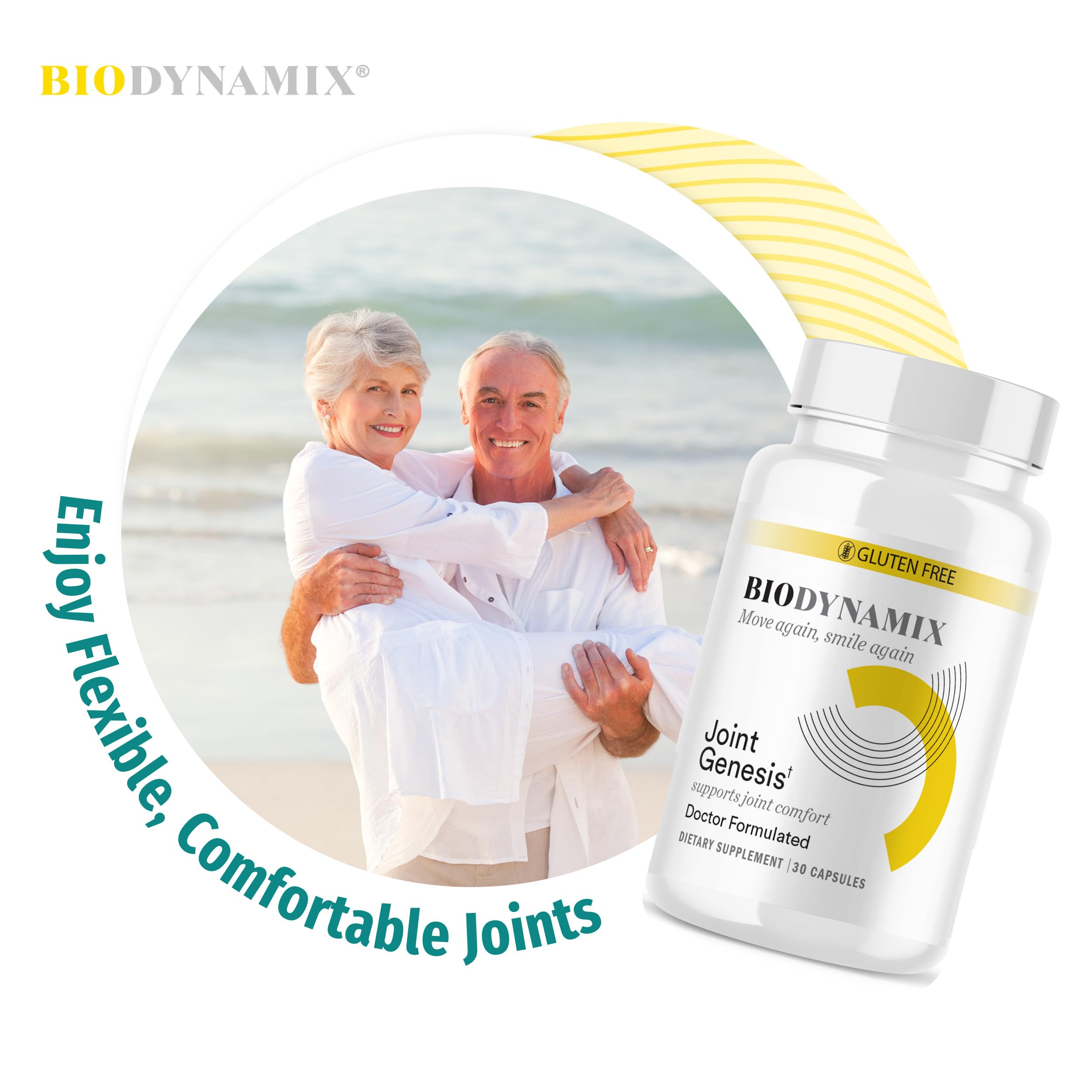 BioDynamix Joint Genesis - Joint Support Supplement - with Mobilee and Boswellia Serrata - for Comfortable, Flexible Joints - 30-Day Supply BioDynamix Au supplements