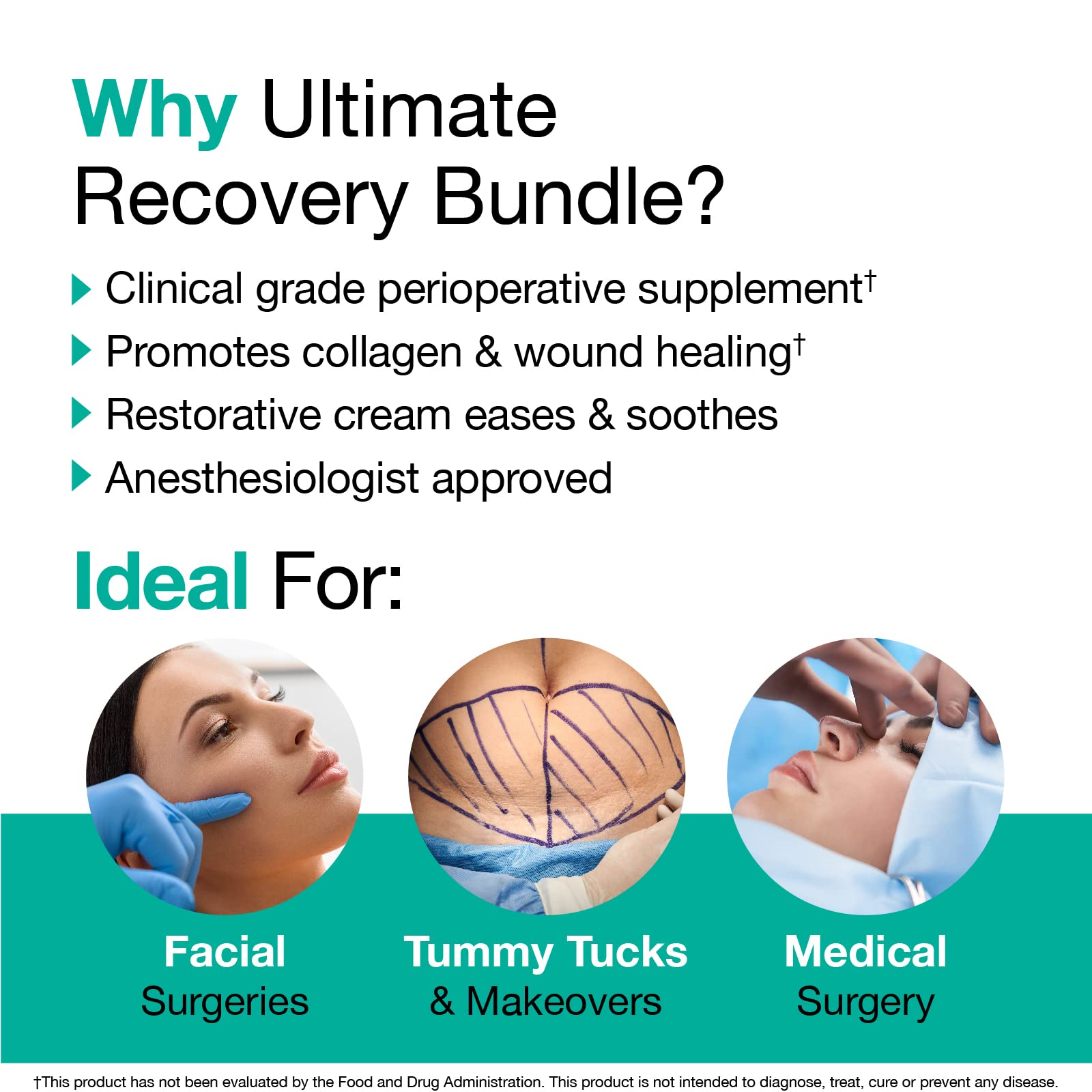 VitaMedica | Ultimate Recovery Bundle | Surgery Prep | Wound Healing | Supplements | Arnica K Oxide Cream | Hot Cold Packs | 30 Day Supply | Arnica Montana | Bromelain | Vitamin A | B Complex VitaMedica Au supplements