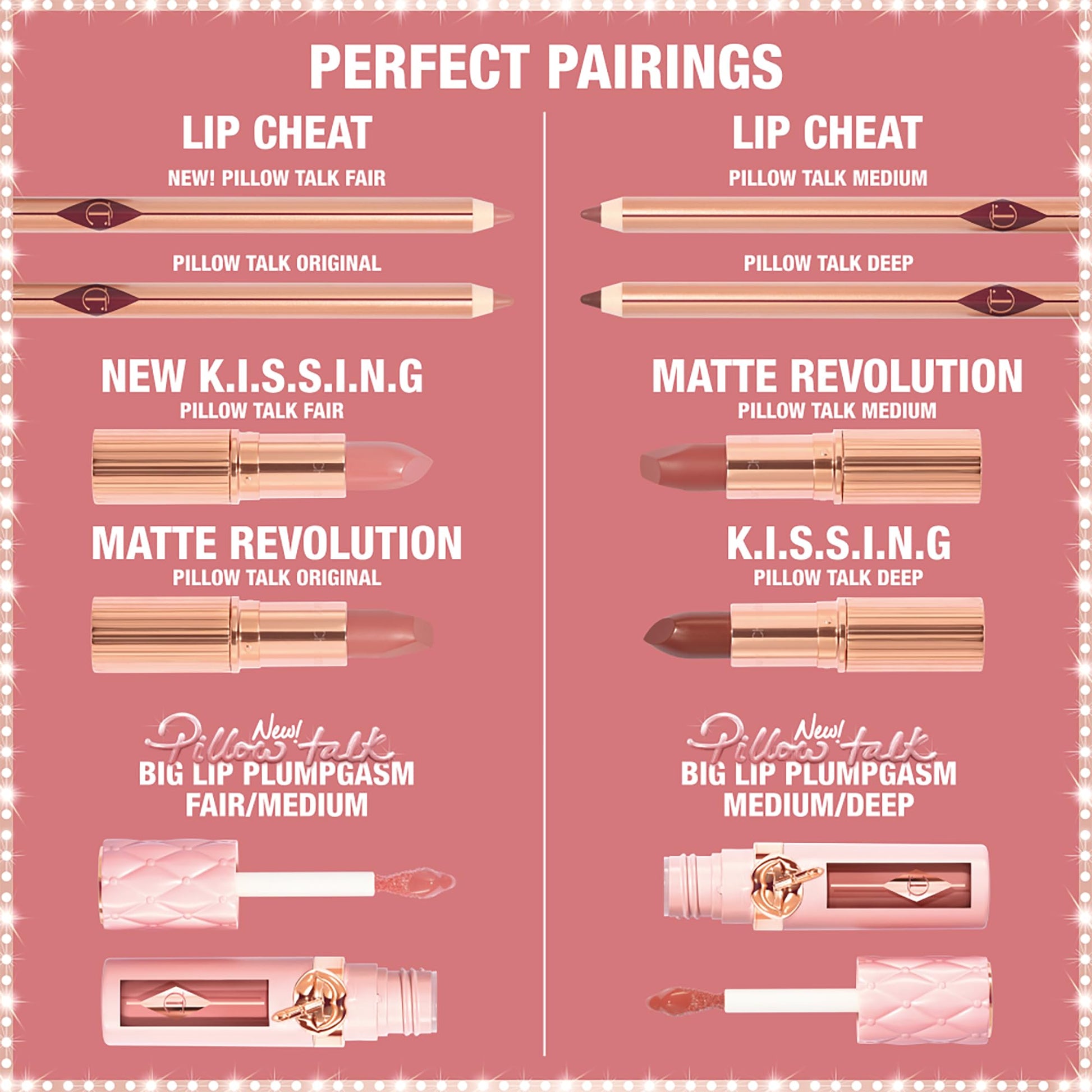 Charlotte Tilbury Pillow Talk Plumpgasm Lip Gloss - Hydrating Lip Plumper with Hyaluronic Acid & Plumpgasm Heat + Ice Technology for Juicy, Glossy Fullness - Fair/Medium Charlotte Tilbury Au supplements