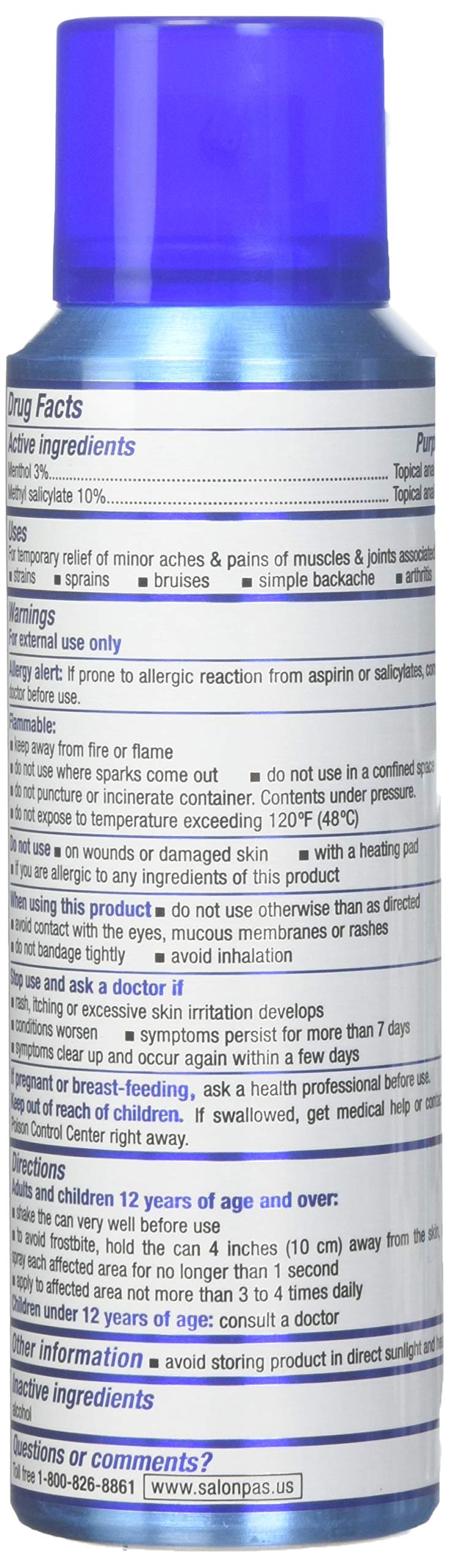 Salonpas Pain Relieving Jet Spray 4 oz (Pack of 3) Salonpas Au supplements