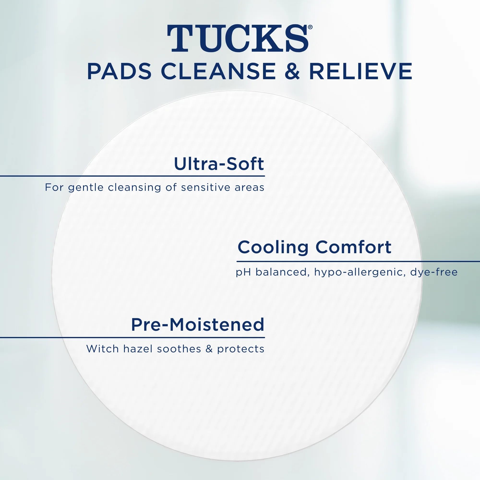 TUCKS Medicated Cooling Pads, 200 Count - Witch Hazel Pads for Sensitive Areas, Cleanse and Protect from Irritation TUCKS Au supplements