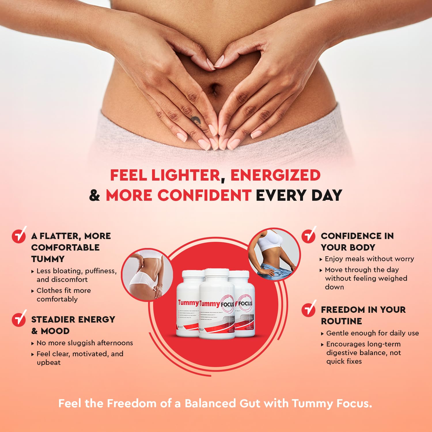 JJ Smith Tummy Focus – Digestive Cleanse Supplement with Ozonated Oxygenated Magnesium – Supports Digestion, Regularity, Bloating, Gut Balance, Nutrient Absorption, Energy & a Flatter Belly Health Focused Au supplements