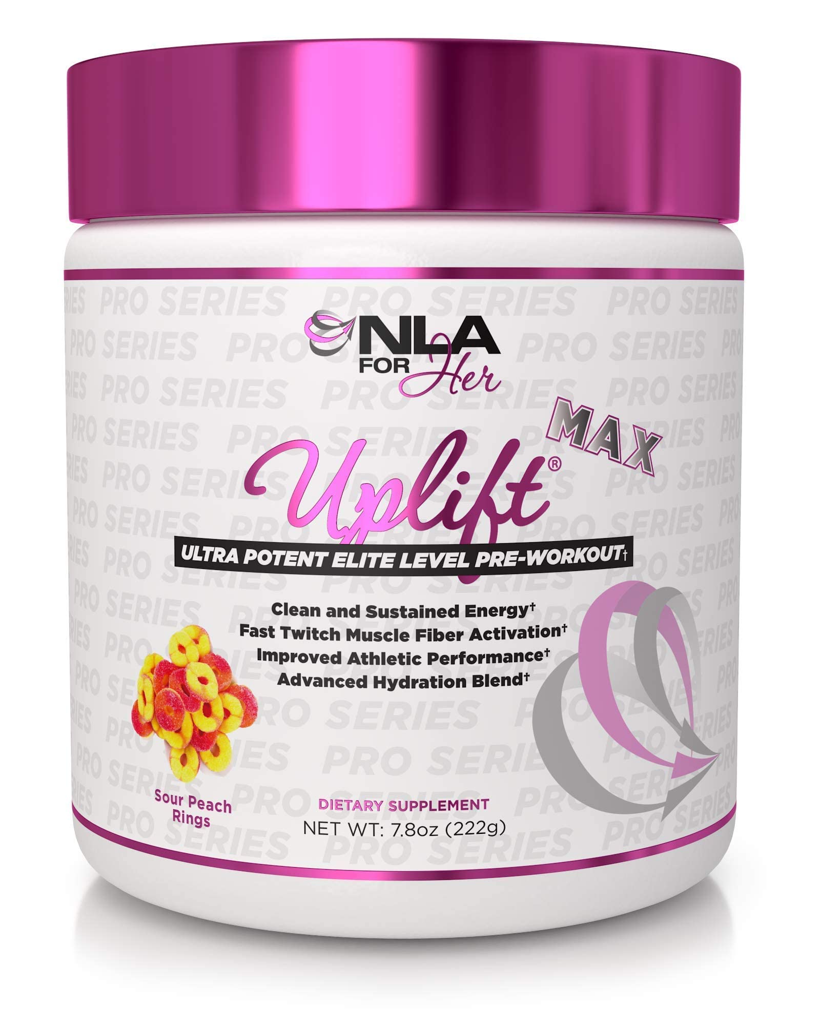 NLA for Her Pre/Intra Workout Stack (Includes Her Thermogenic Amino Georgia Peach NLA for Her Au supplements