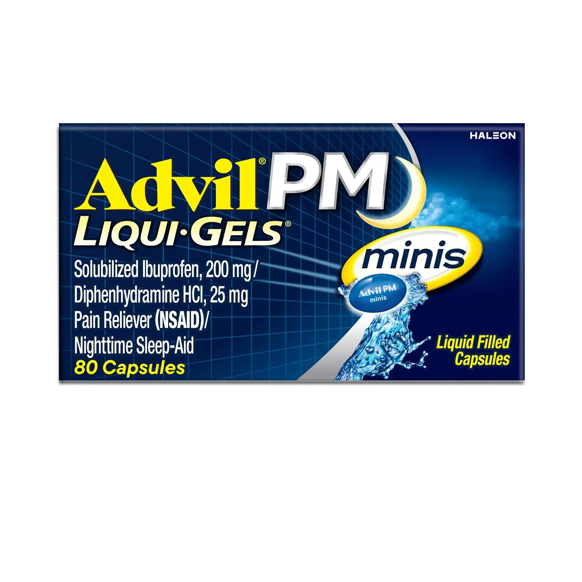 Advil PM Liqui-Gels Minis, 80 Liquid Filled Capsules Advil Au supplements