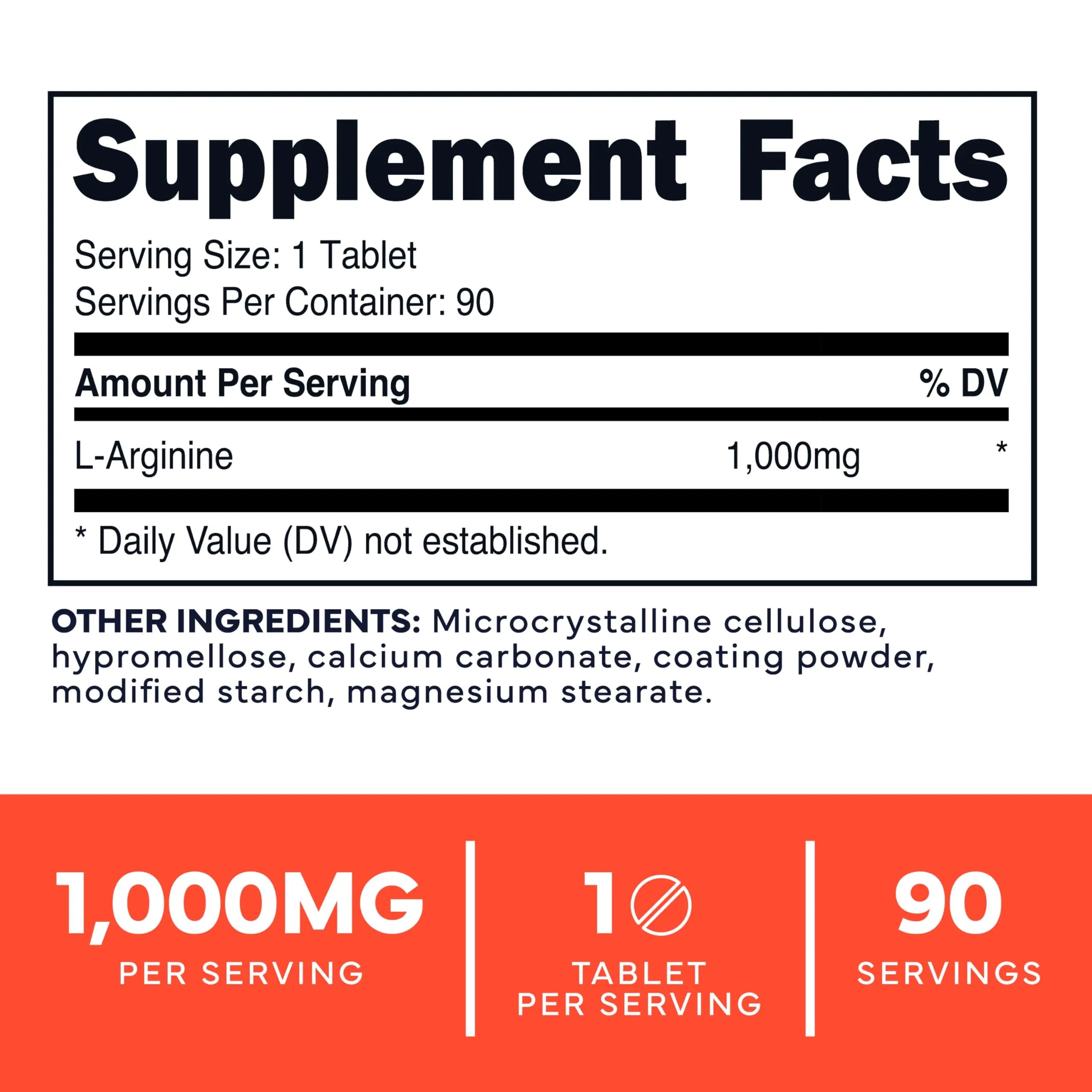 Type Zero L-Arginine 90 Tablets 1,000 mg per Serving - Non-GMO Type Zero Au supplements