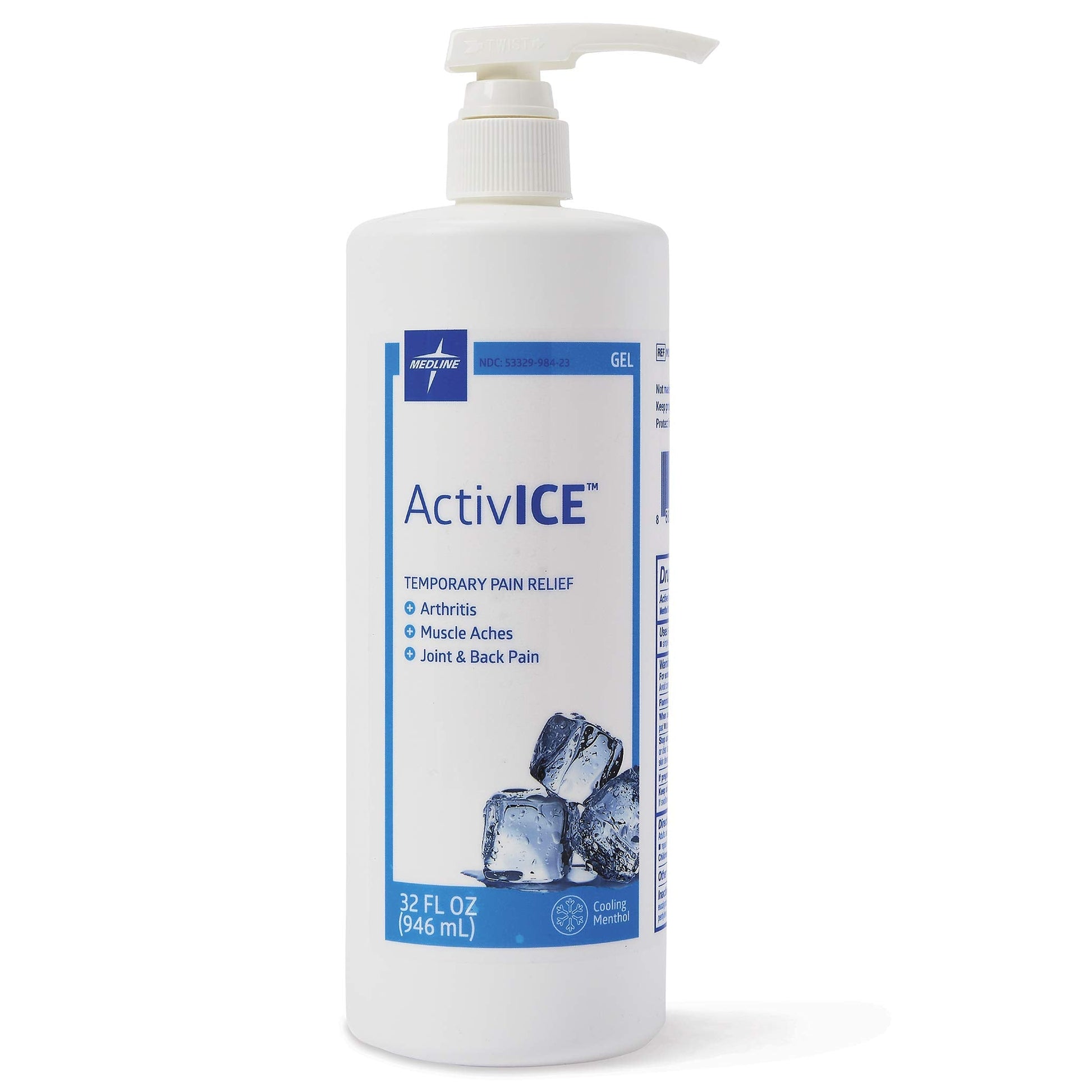 Medline ActivICE Topical Pain Reliever 32 oz Medline Au supplements
