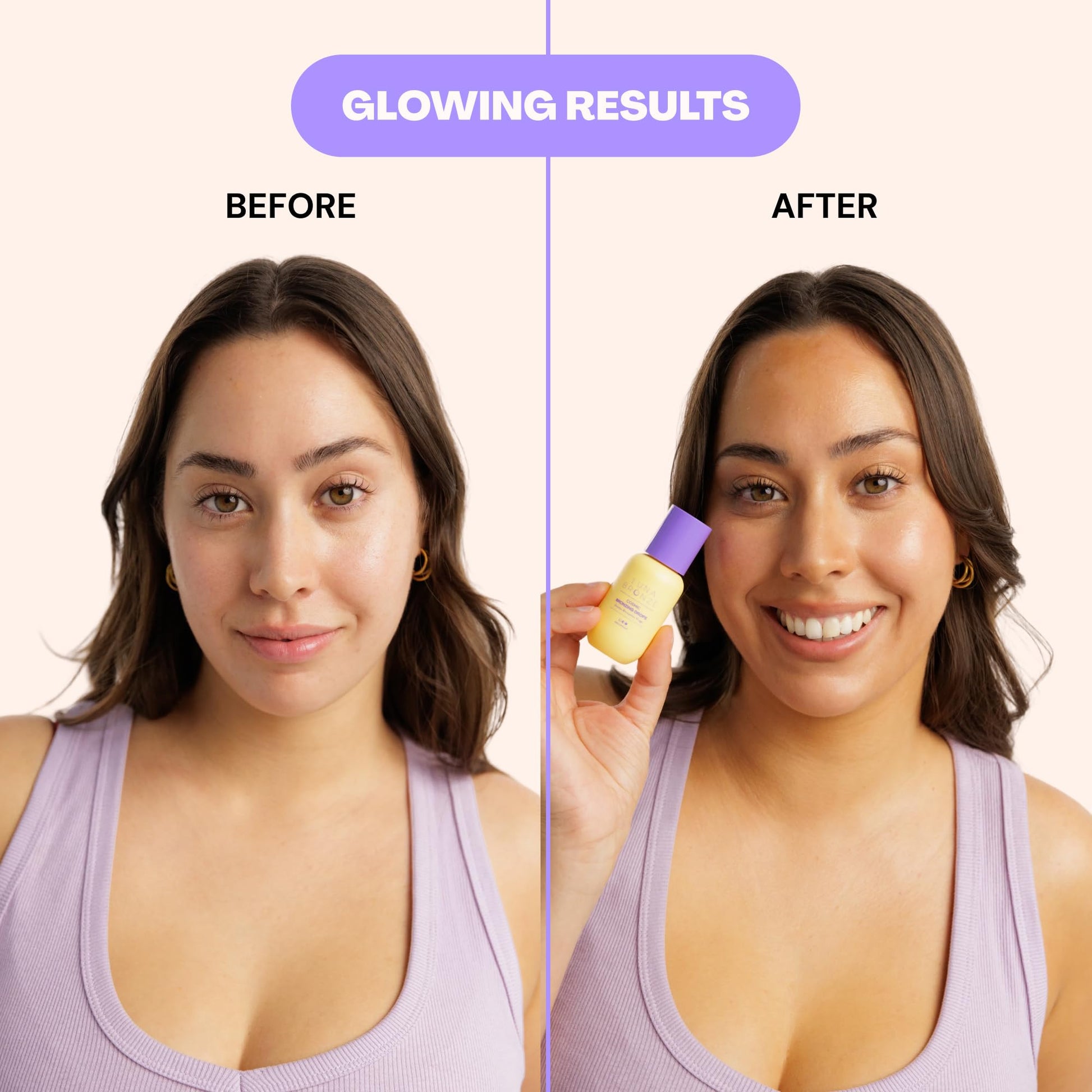 Luna Bronze Cosmic Bronzing Drops | Lightweight, Hydrating & Washable Liquid Bronze Drops | Non-Greasy Formula Enriched with Sodium Hyaluronate & Shea Butter | Responsible Mica (30ml/1.01 fl. oz) Luna Bronze Au supplements