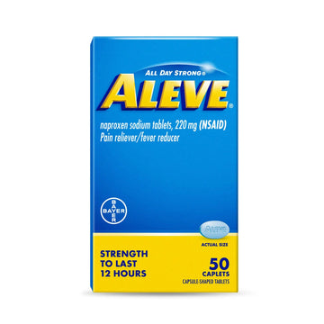 Aleve Pain Relief Naproxen Sodium Caplets ‐ 50 Count Aleve Au supplements