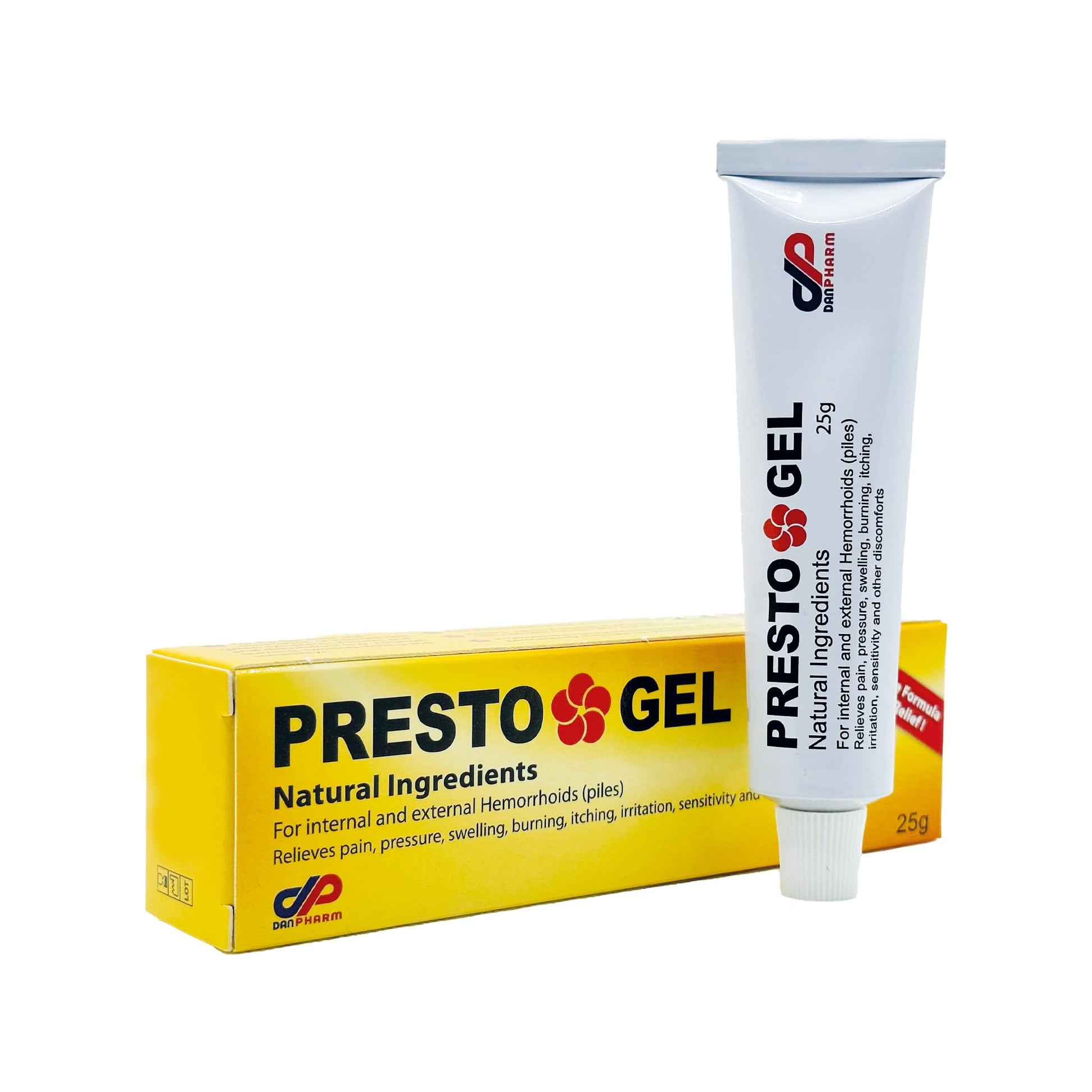 DR. SCHAVIT Presto Gel for Internal and External Hemorrhoids (Piles). A Natural Hemorrhoid Treatment Hemorrhoid Cream. Immediate Relief 25gr DR. SCHAVIT Au supplements