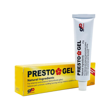 DR. SCHAVIT Presto Gel for Internal and External Hemorrhoids (Piles). A Natural Hemorrhoid Treatment Hemorrhoid Cream. Immediate Relief 25gr DR. SCHAVIT Au supplements