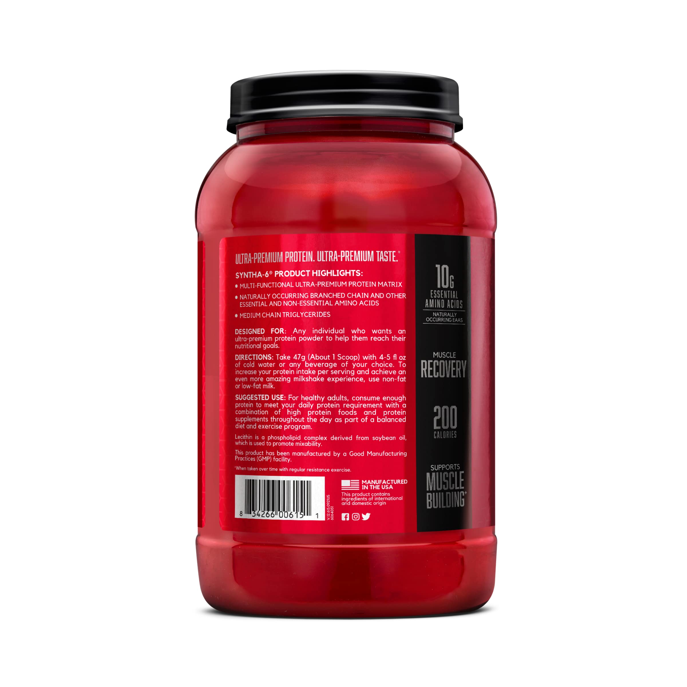 BSN SYNTHA-6 Whey Protein Powder, Strawberry Protein Powder with Micellar Casein BSN Au supplements