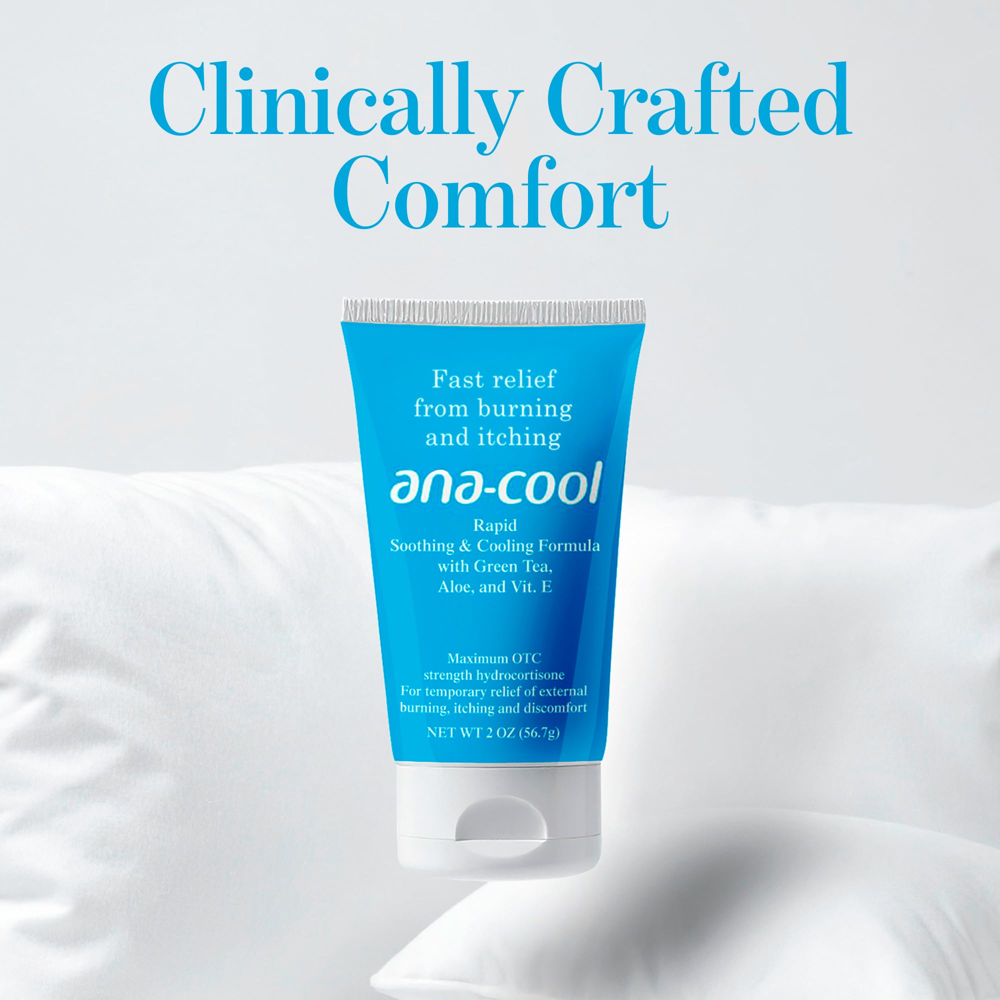 Ana-Cool Herbal Hemorrhoid Relief Cream - Fast Soothing for Bug Bites, Rashes, Irritations & More - 1% Hydrocortisone with Witch Hazel, Aloe & Vitamin E - Physician-Developed, 2 oz Tube Ana-Cool Au supplements