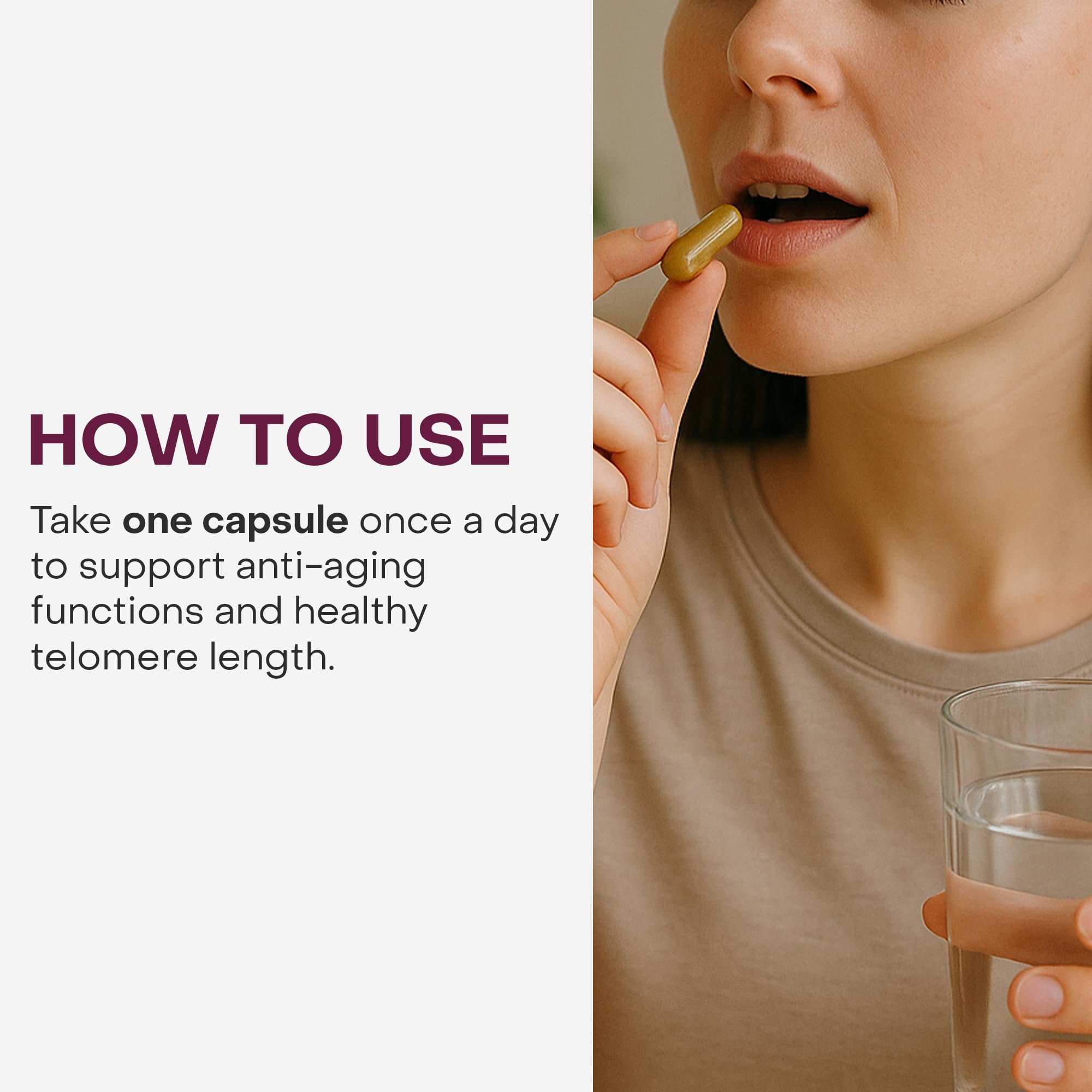 Healthycell Telomere Length Supplement - Anti-Aging Telomere Lengthening Supplements with Phytonutrients & Vitamins for Cellular Health - AC-11, Astragalus & Resveratrol - 30 Capsules Healthycell Au supplements
