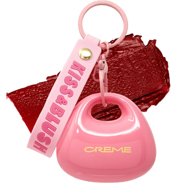 The Crème Shop Kiss & Blush Tinted Lip Balm & Blush, Korean Makeup for Lips & Cheeks, Cute Charm Key Chain, Hydrating, Long Lasting Tint, Aloe, Squalane (Cherry Squeeze) The Crème Shop Au supplements