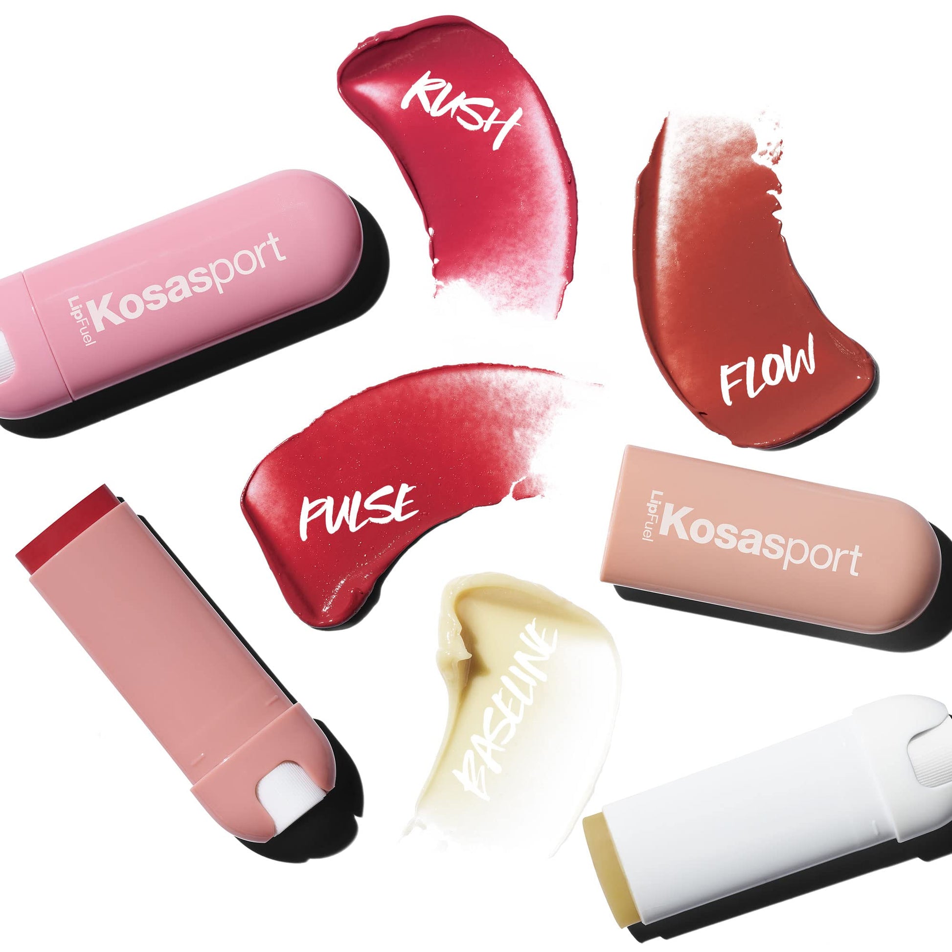 Kosas Lipfuel Hyaluronic Active Sport Lip Balm - Hydrates, Energizes and Protects - Natural Lip Treatment and Care (Rush) Kosas Au supplements