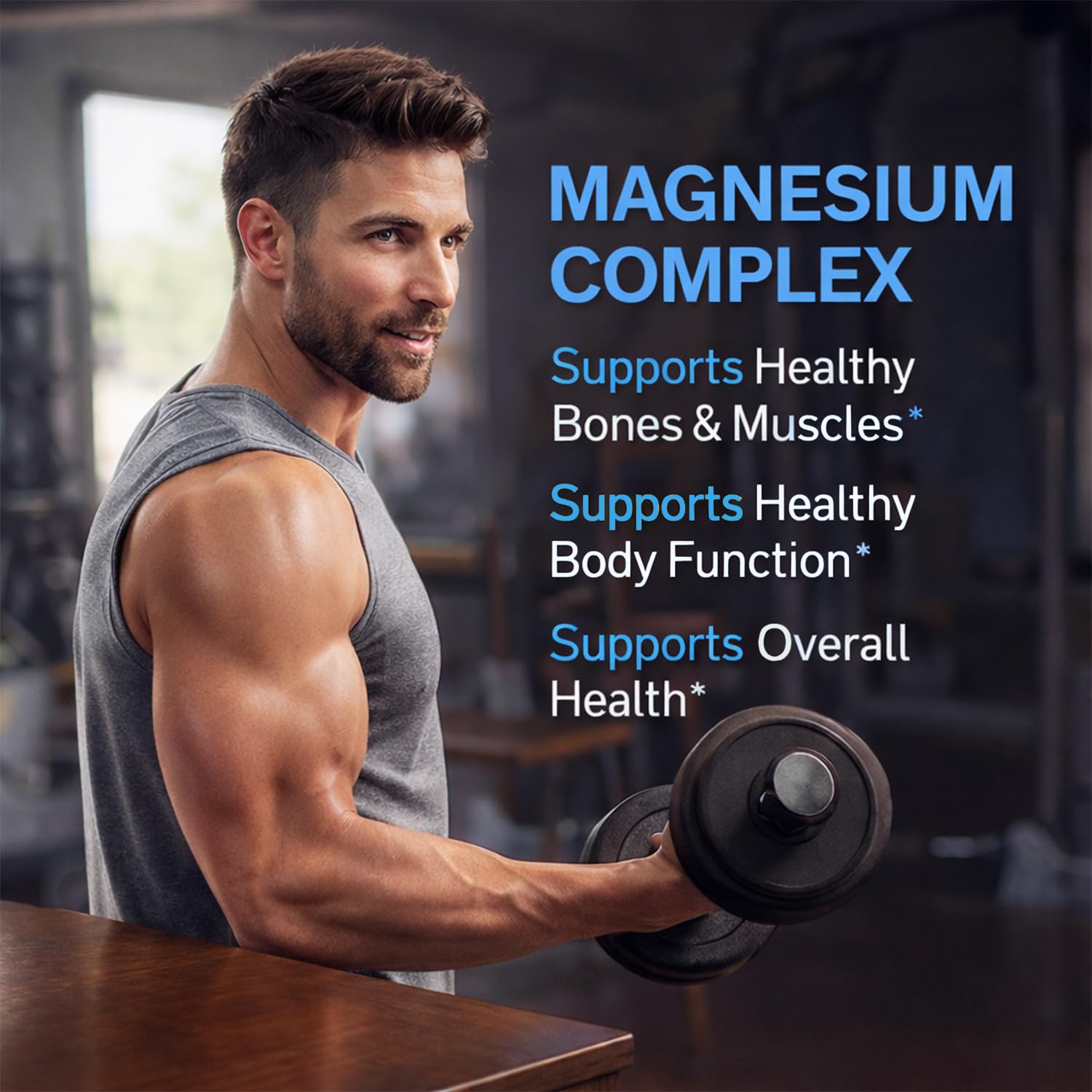 Magnesium Complex for Women & Men 1000mg — 7-in-1 Magnesium (Glycinate, Citrate & Malate) for Sleep Support, Stress Relief, Muscle Recovery — Vegan, 60 Capsules ElixAid Au supplements