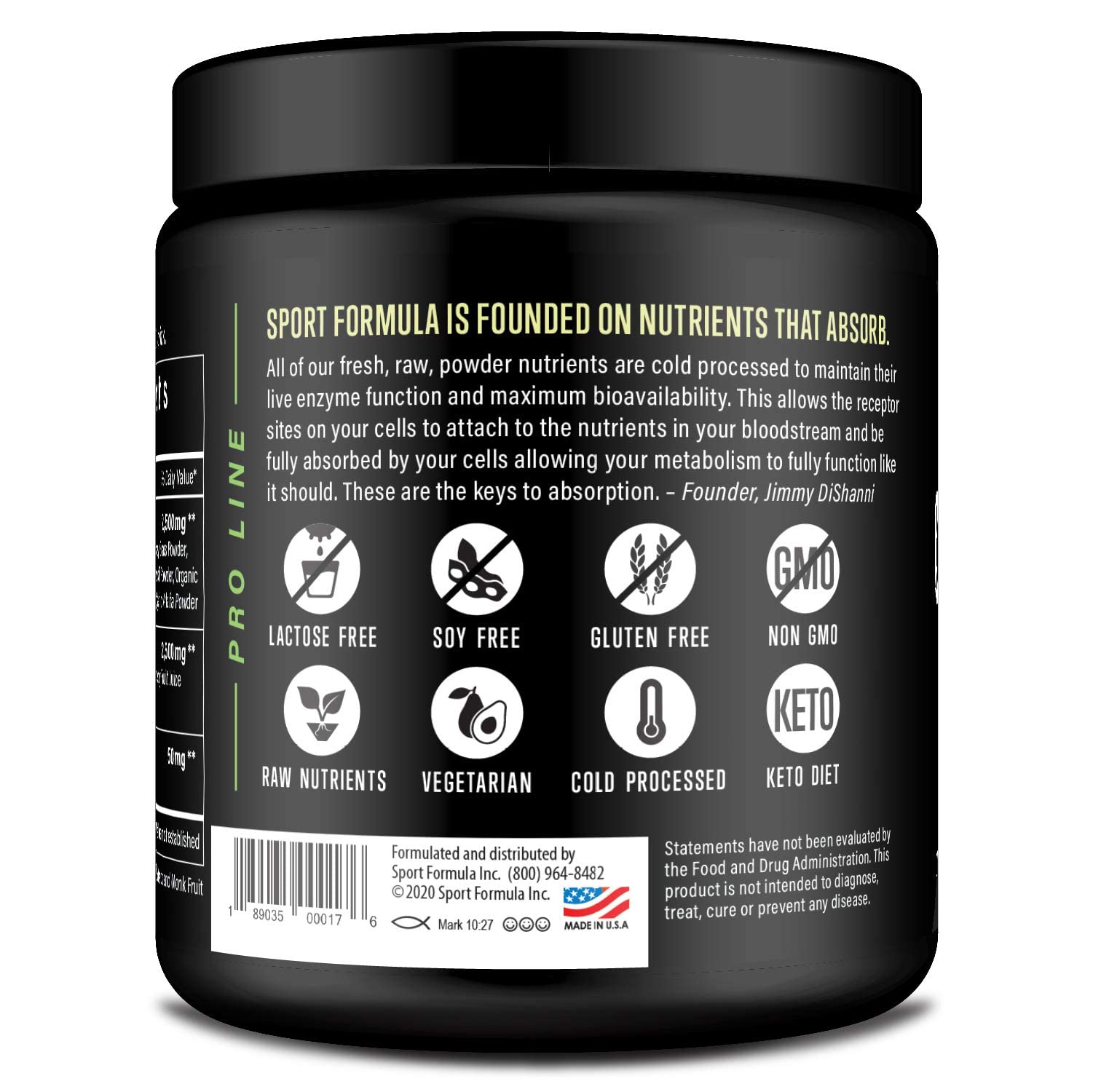 Sport Formula 99 Organic Greens Superfood Powder, Cold Pressed Vegan and Keto Powder, Non-GMO, Low Calorie Daily Green Juice Powder Sport Formula 99 Au supplements