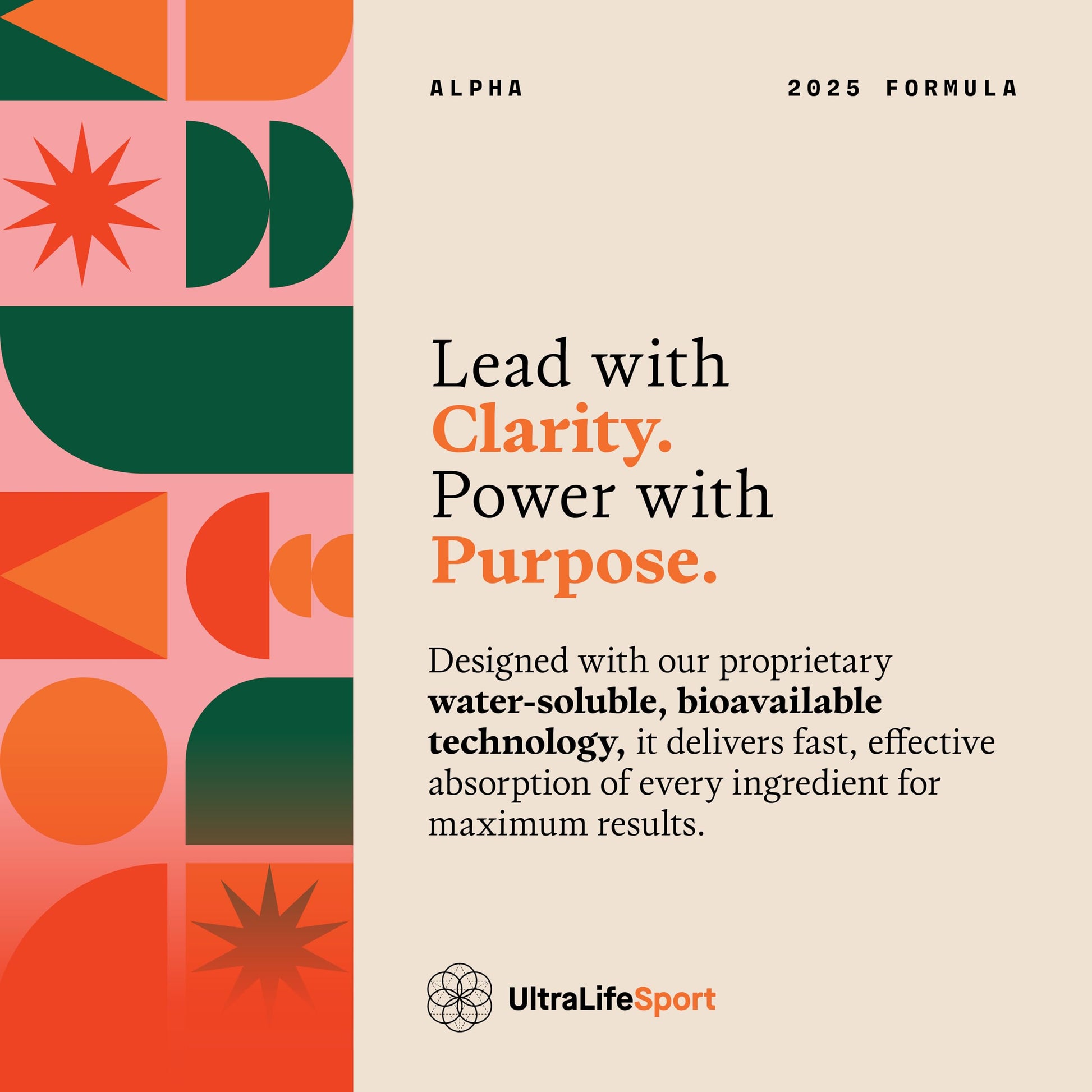Ultra Life Sport - Alpha Nootropic - 30 Capsule Body and Brain Supplements for Memory and Focus - L-Theanine, B Vitamins, Lion's Mane, Cordyceps Mushrooms, Vitamin D3, K2 MK-7, Lemon Balm and Ginkgo Ultra Life Sport Au supplements