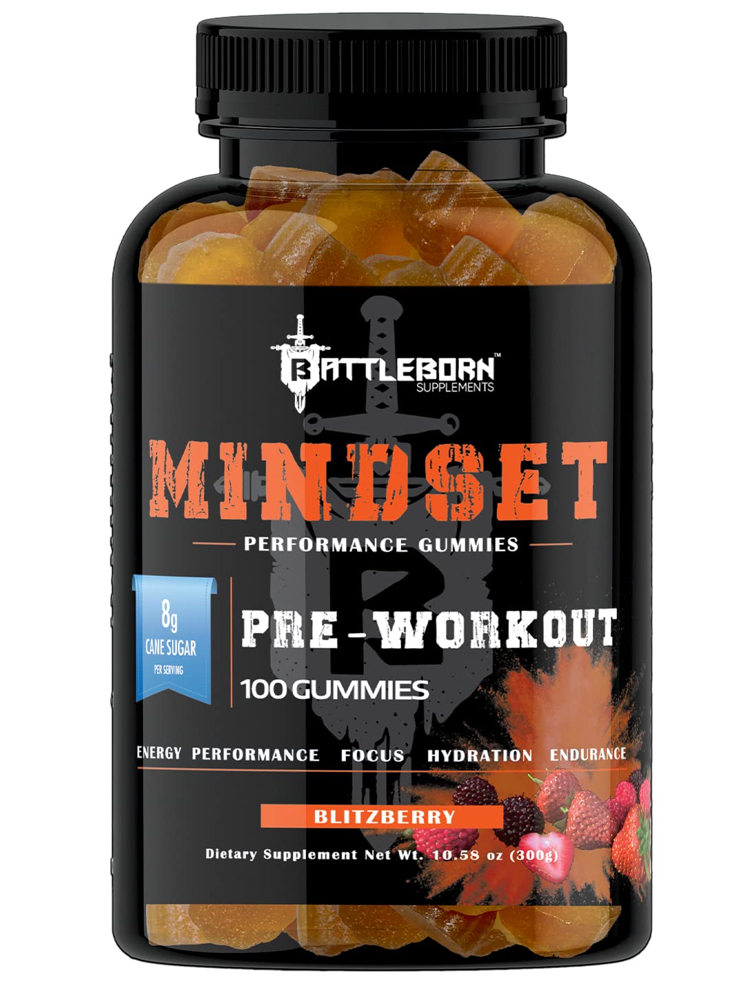 Mindset Dietary Supplement Gummies for Energy and Performance | Naturally Flavored Battle Born Supplements Au supplements