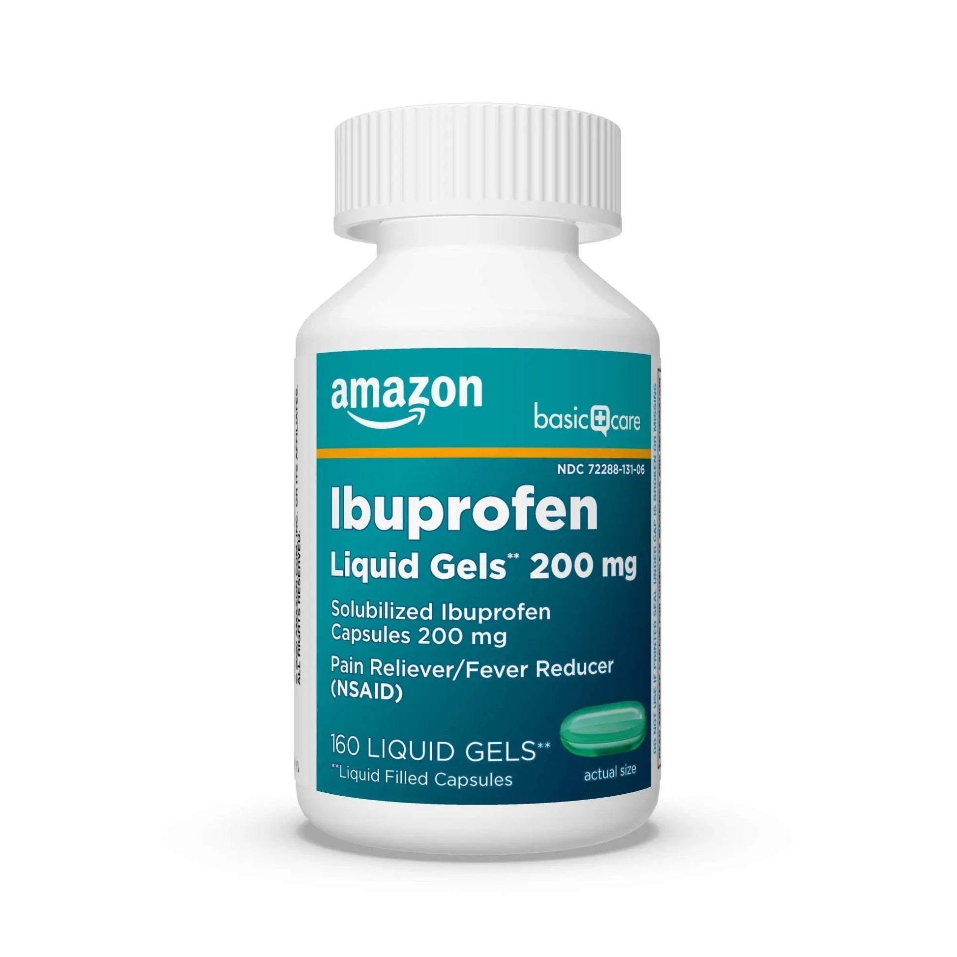 Basic Care Ibuprofen Liquid Gels, 160 Count Amazon Basic Care Au supplements