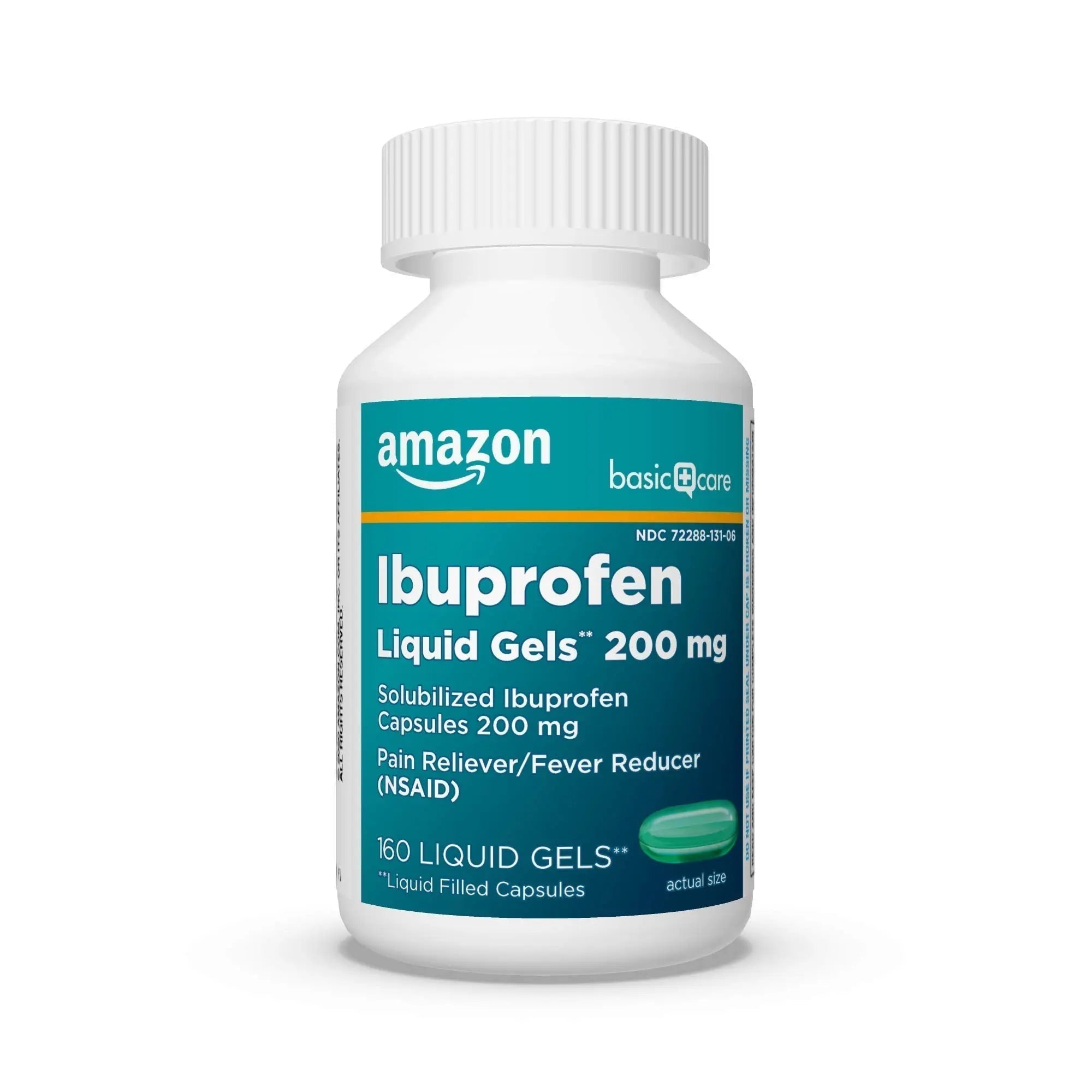 Basic Care Ibuprofen Liquid Gels, 160 Count Amazon Basic Care Au supplements