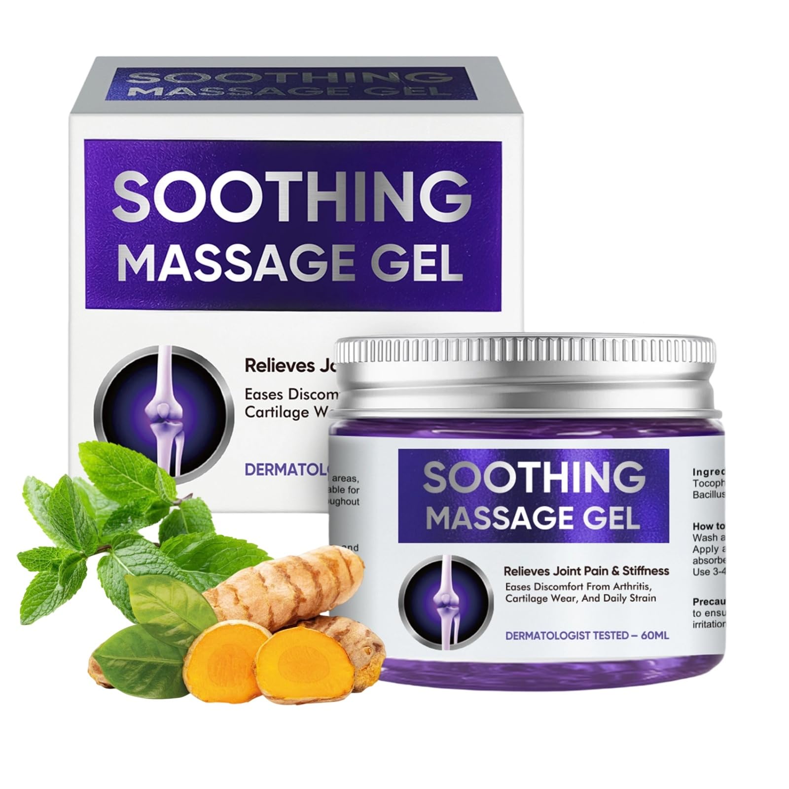Joint Purple Gel, Fast-Absorbing Soothing Relief Massage Gel with Natural Extracts, Support Muscle, Joint, Shoulder, Knee, Back, Lumbar & Muscle Stiffness WKCWKC Au supplements