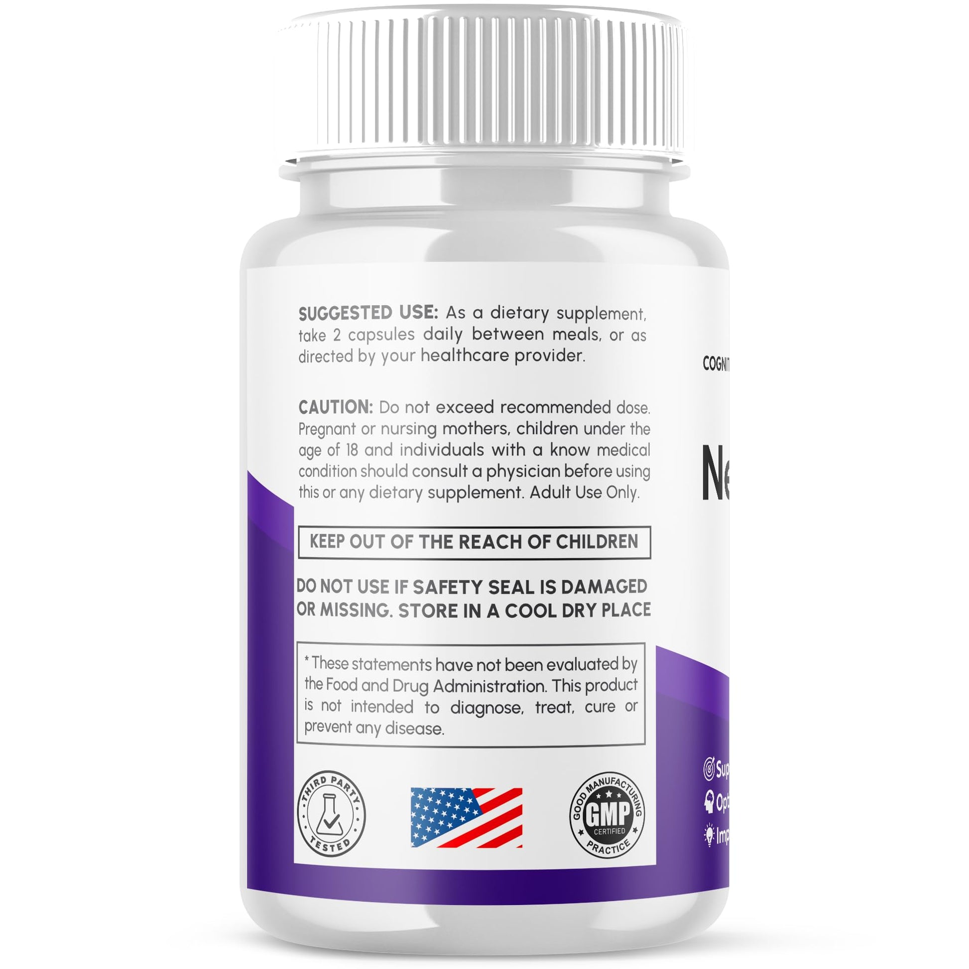 Neurocept Capsules, Official Neurocept Brain Supplement Pills with All Natural Ingredients, Advanced Formula Support Pills with Maximum Strength Premium Vitamins for Women and Men (60 Capsules) Syvor Au supplements