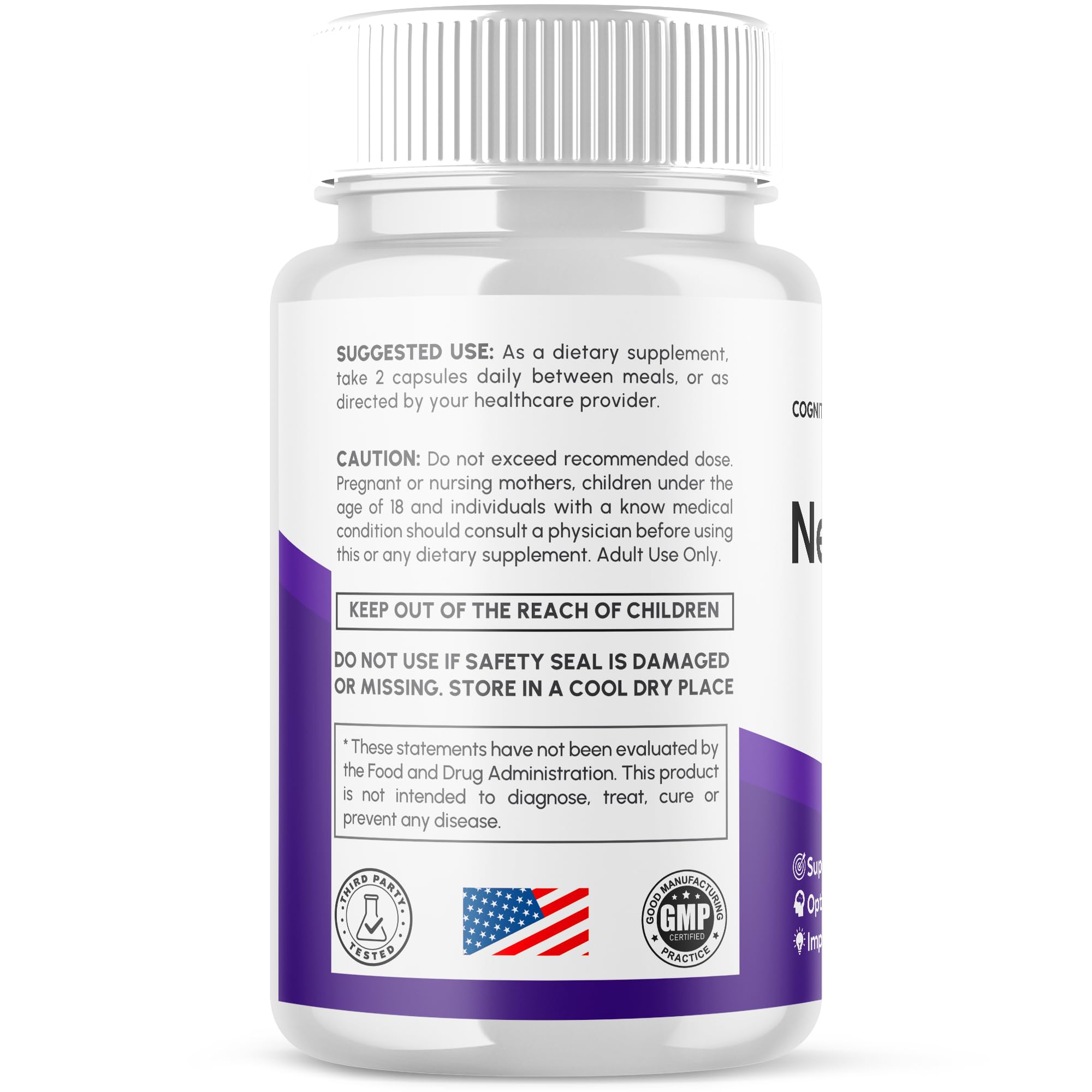 Neurocept Capsules, Official Neurocept Brain Supplement Pills with All Natural Ingredients, Advanced Formula Support Pills with Maximum Strength Premium Vitamins for Women and Men (60 Capsules) Syvor Au supplements