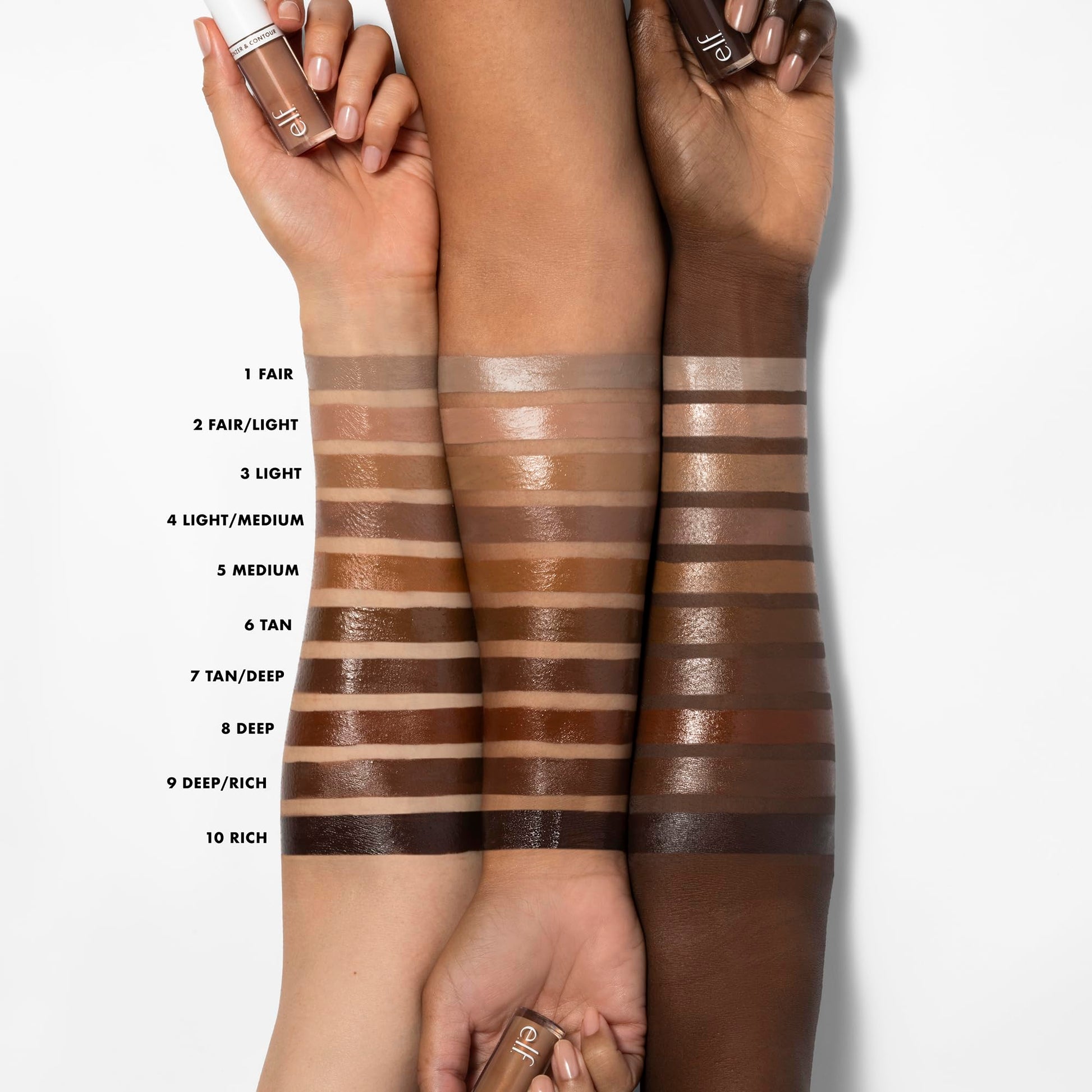 e.l.f. Camo Liquid Bronzer & Contour, Silky Highly Pigmented Formula, Creates a Long-Lasting Bronzed Glow & Natural Look, Vegan & Cruelty-Free, 2 Fair/Light e.l.f. Au supplements