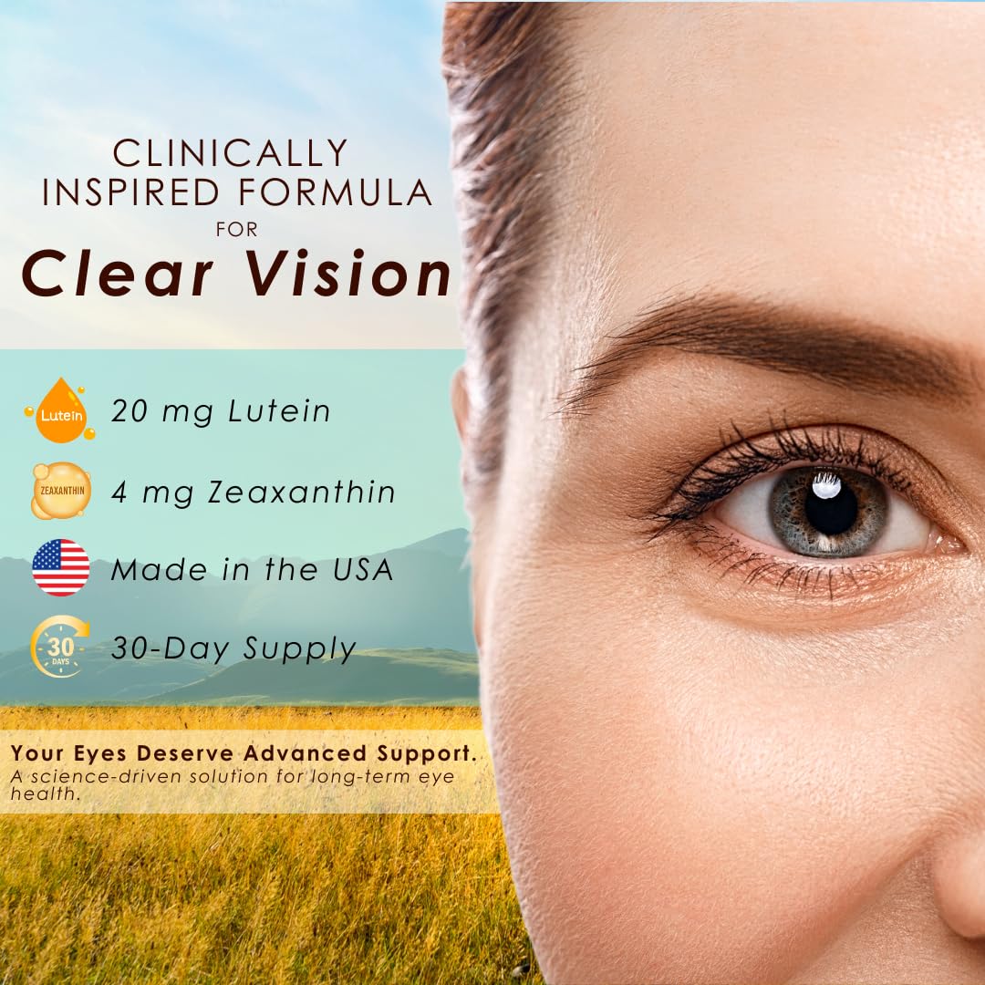 Clearsight AREDS Advanced+ Eye Health Vitamins | Lutein, Zeaxanthin, Vitamin E, Vitamin C | Blue Light & Vision Support | Eye Vitamins for Macular Health Clearsight Au supplements
