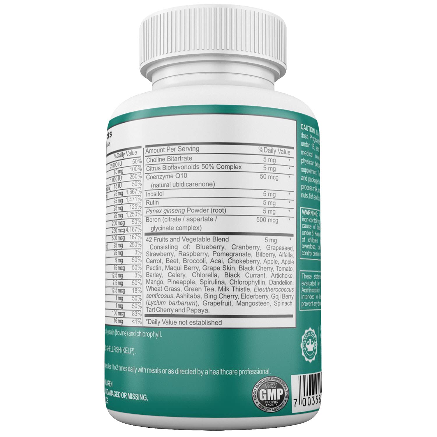 Gastric Bypass Vitamins with Iron Plus 42 Super Fruits & Vegetables for Post Bariatric Surgery Must Haves, Quick-Dissolve Gel Caps Universal Body Labs Au supplements