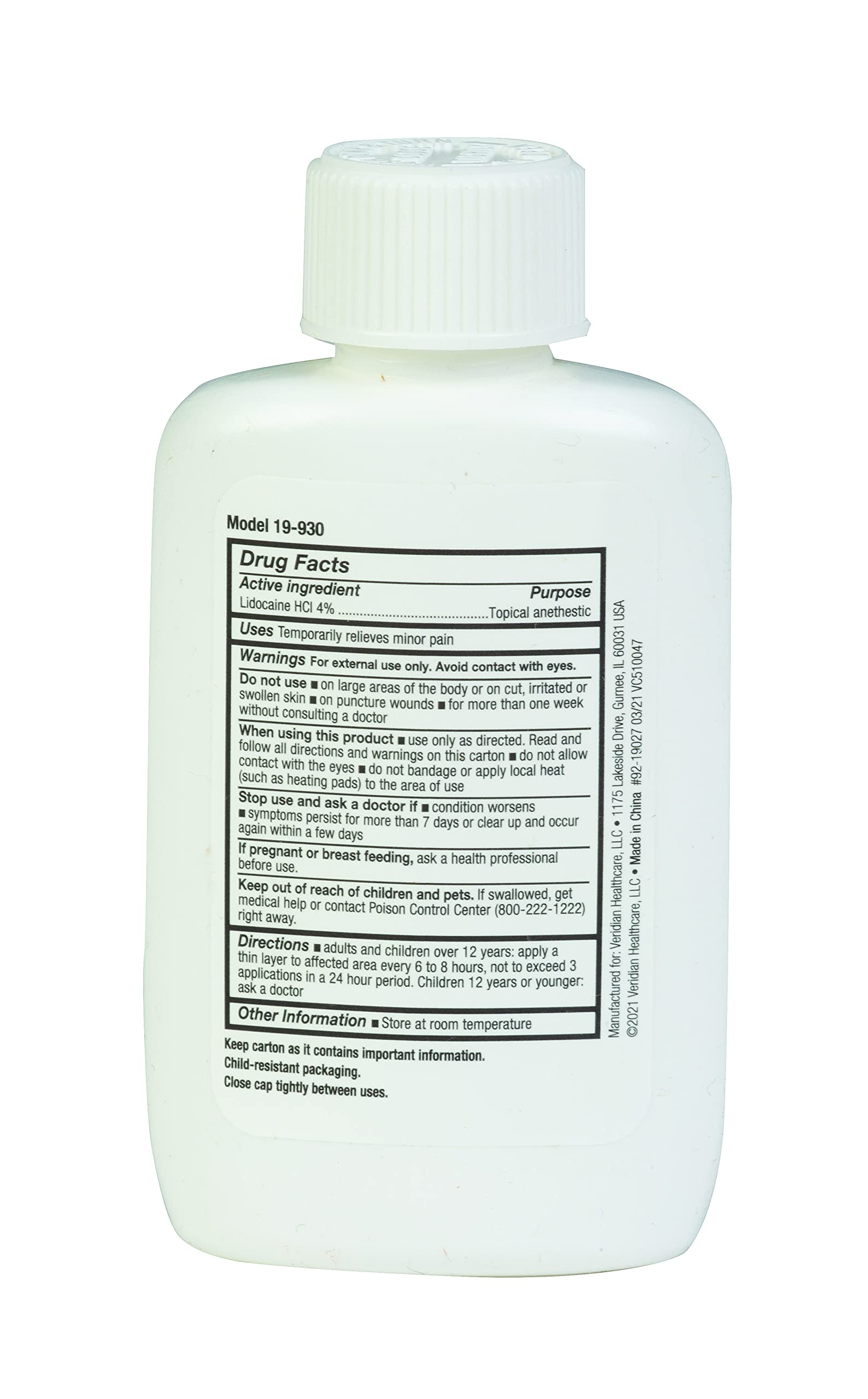 Thera|Care Maximum Strength OTC Lidocaine Cream | Numbs Away Pain | Long-Lasting Relief | Non-Greasy | 1.75 Oz Thera Care Au supplements