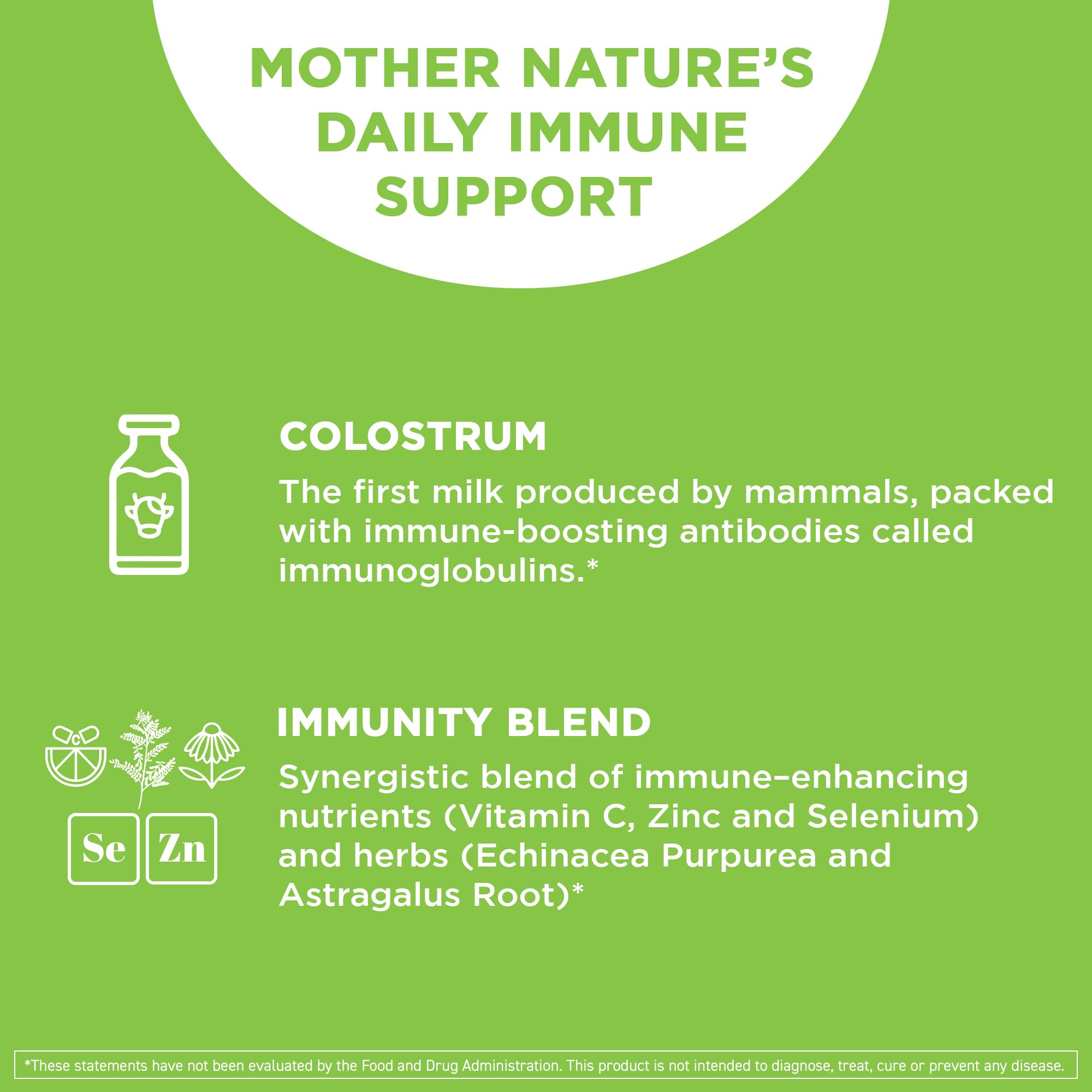 Vital Vitamins Colostrum Supplement - Vitamin C, Zinc, & Selenium - from First Milking - Standardized to Contain 10% IgG Immunoglobulins - Grass-Fed American Cows - 60 Capsules Vital Vitamins Au supplements