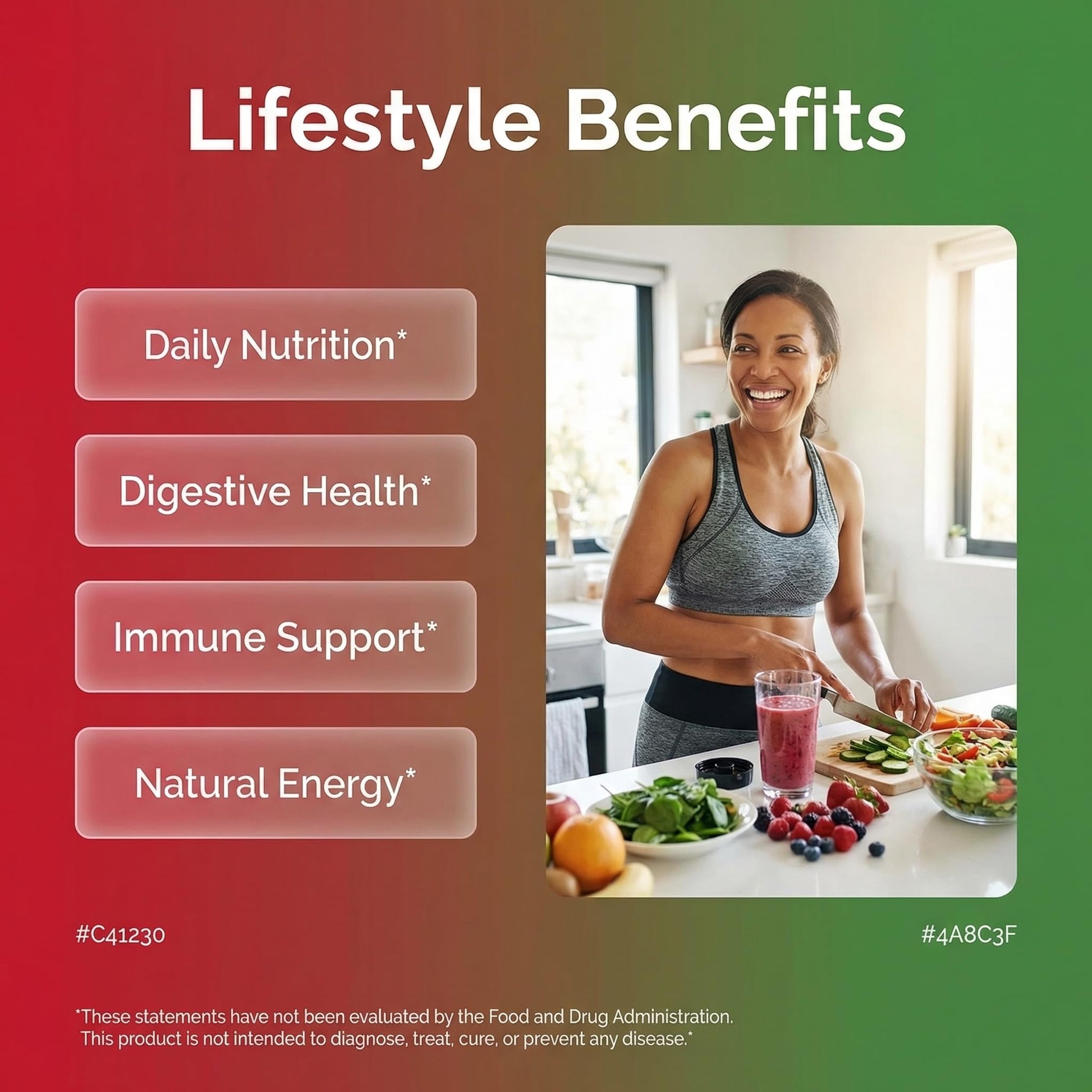 Clean Nutraceuticals Fruits and Veggies Supplement Reds & Green Superfood - Balance of Over 70 Fruit & Vegetable Supplements Capsules with Probiotics Prebiotics Digestive Enzymes - 120 Ct USA Clean Nutraceuticals Au supplements