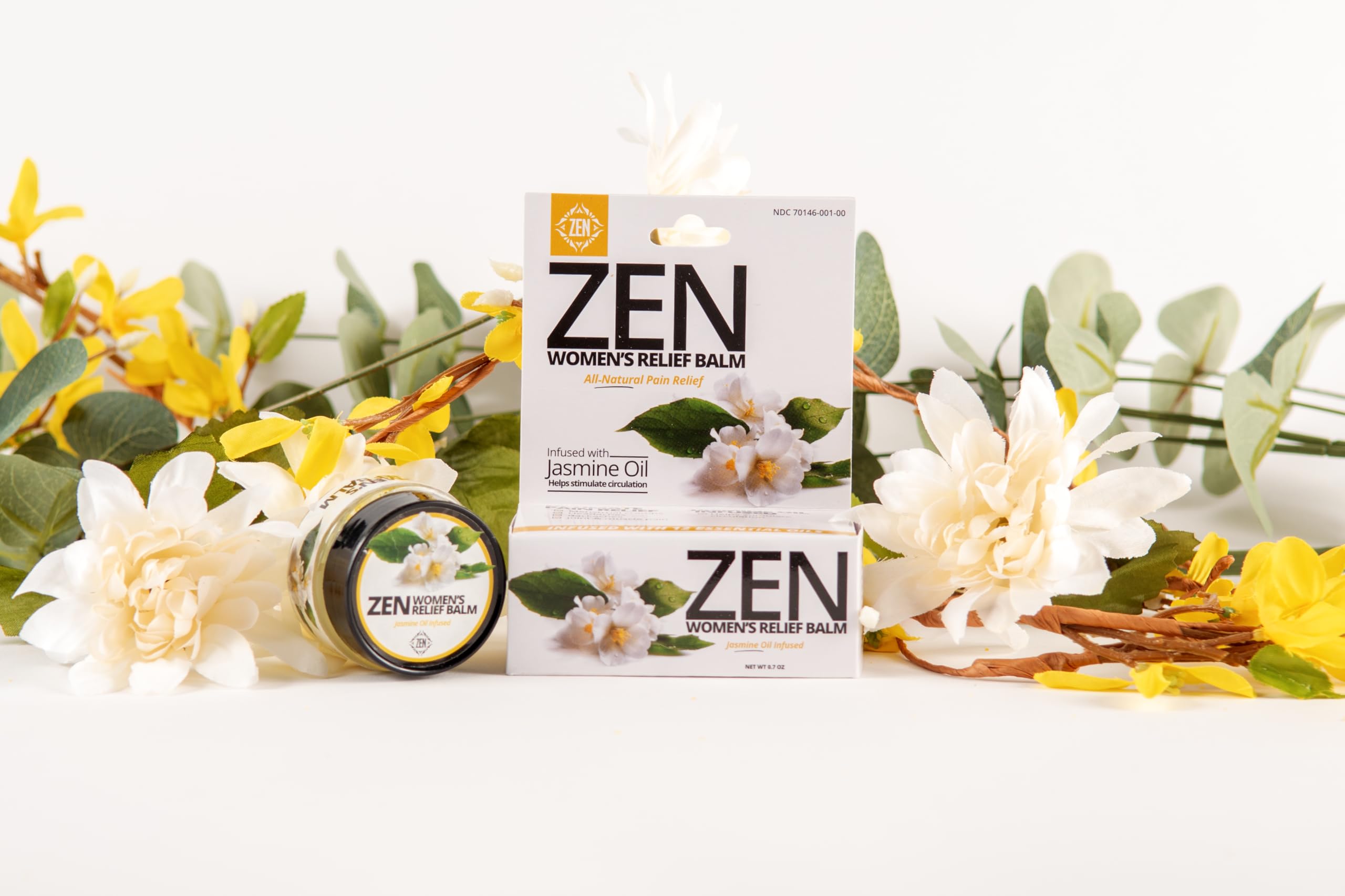 ZEN Women’s Relief Balm – Plant-Based Topical Balm Infused with Jasmine Oil – Cooling Botanical Blend – 0.7 oz – #TrustedByLegends ZEN Au supplements