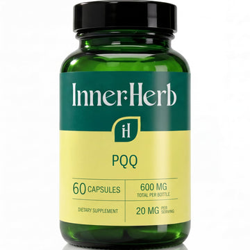InnerHerb Pyrroloquinoline Quinone PQQ Daily Capsule - Supplement for Adults (60 Capsules, 30 Servings) (20mg Per Serving) InnerHerb Au supplements