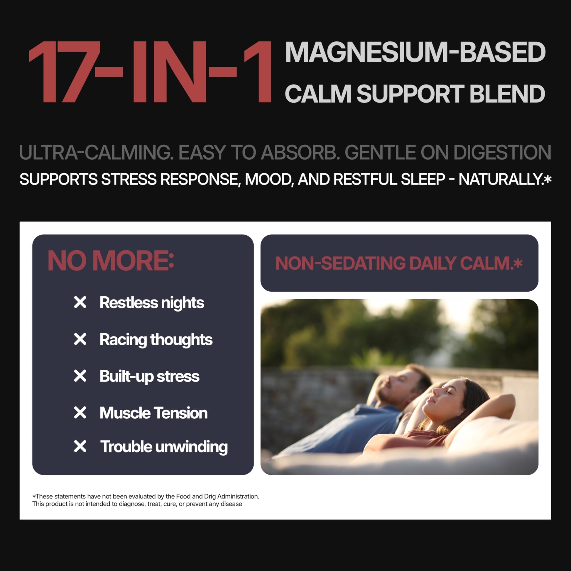 DLNIA Magnesium Glycinate Stress & Cortisol Support Gummies | Calm Focus by Day, Deep Sleep by Night | 17-in-1 with KSM-66® Ashwagandha, L-Theanine & Lion’s Mane DLNIA Au supplements