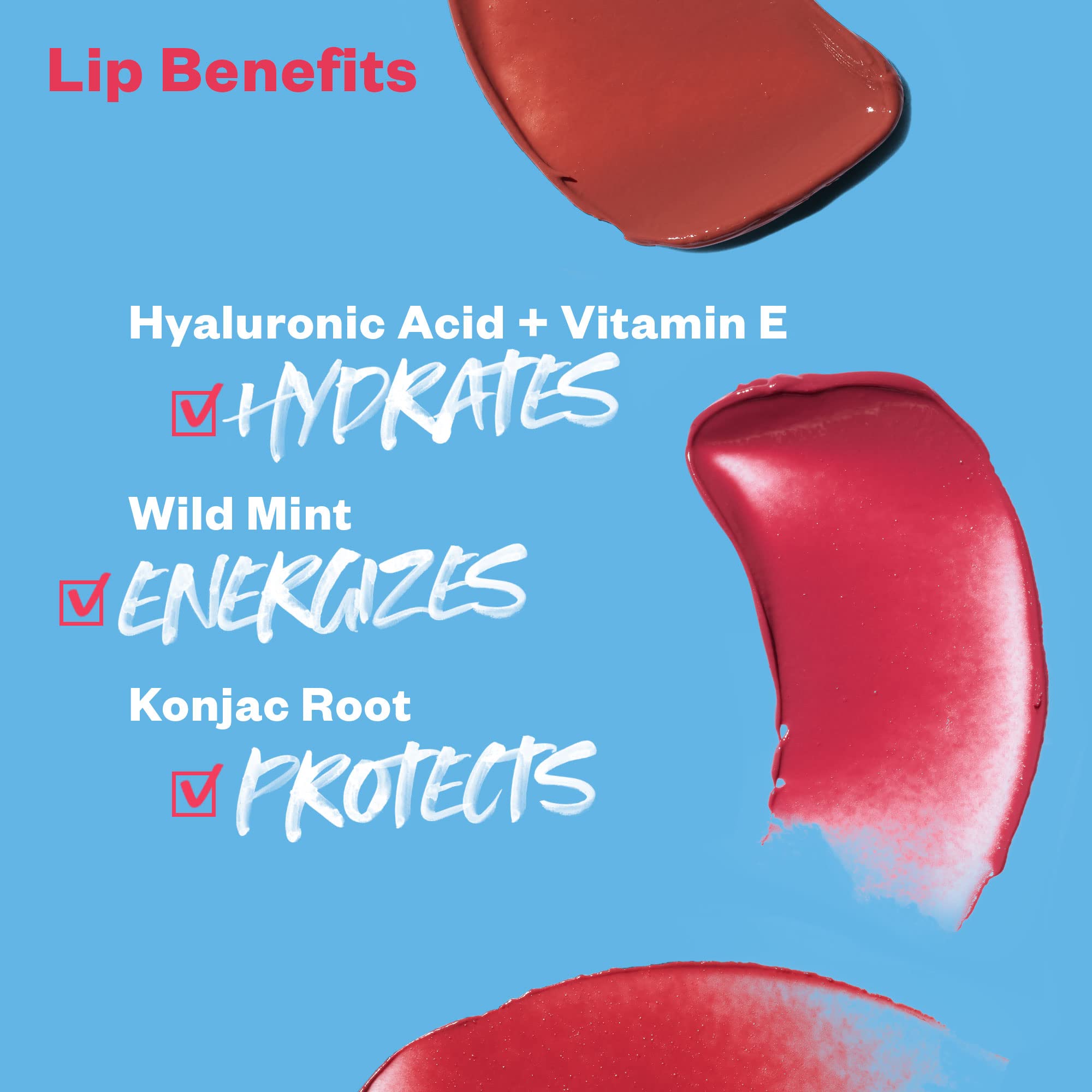 Kosas Lipfuel Hyaluronic Active Sport Lip Balm - Hydrates, Energizes and Protects - Natural Lip Treatment and Care (Rush) Kosas Au supplements