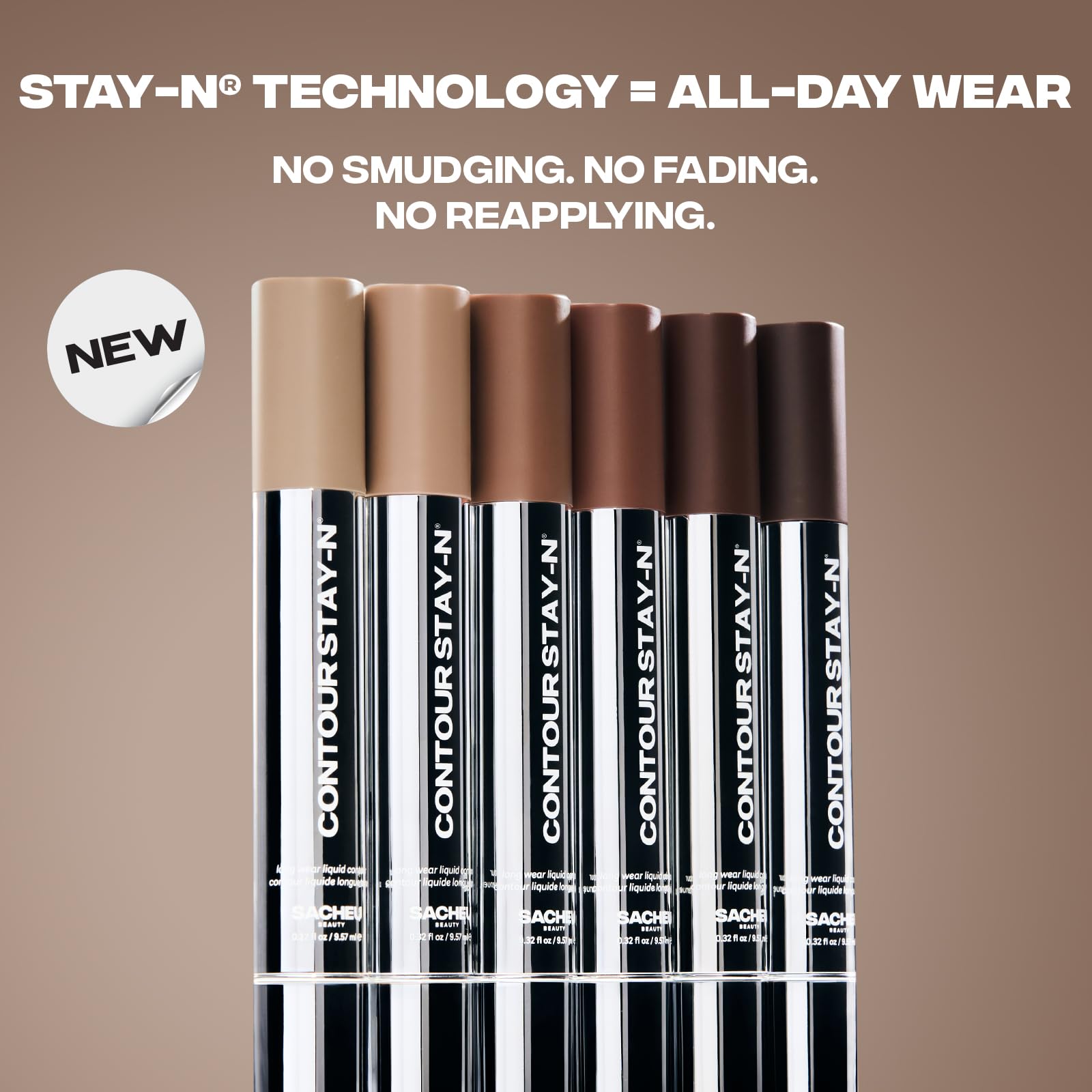 Sacheu Liquid Contour STAY-N Long Wear Cream Contour Makeup — Long Lasting, Blendable, & Lightweight Formula — Vegan & Cruelty-free, Giving Drama Sacheu Au supplements