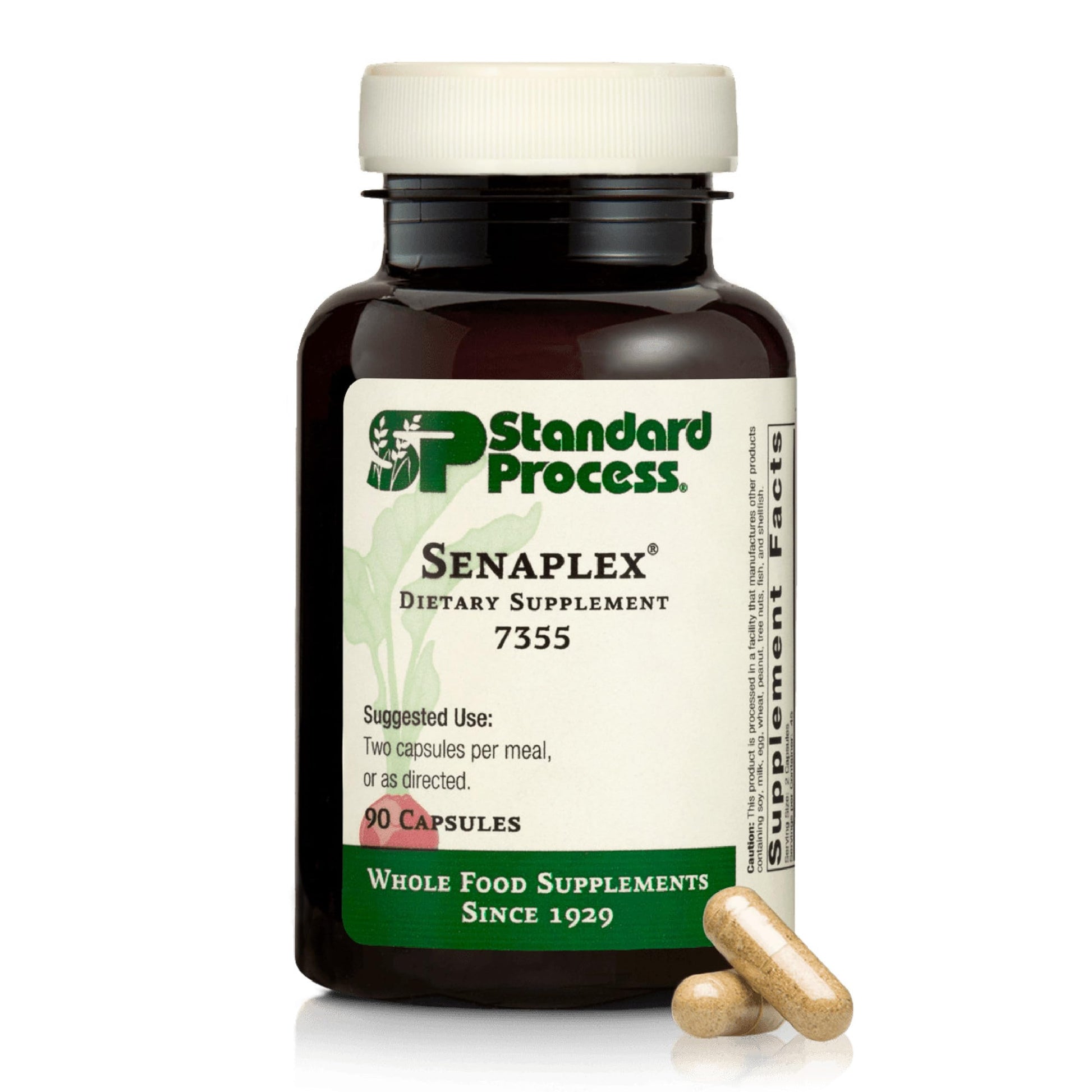 Standard Process Senaplex - Nervous System Support with Niacin, Vitamin B12 & B6 - Supports Brain Health & Cellular Health - Offers Antioxidant Activity - Non-Dairy - 90 Capsules (45 Servings) Standard Process Inc. Au supplements