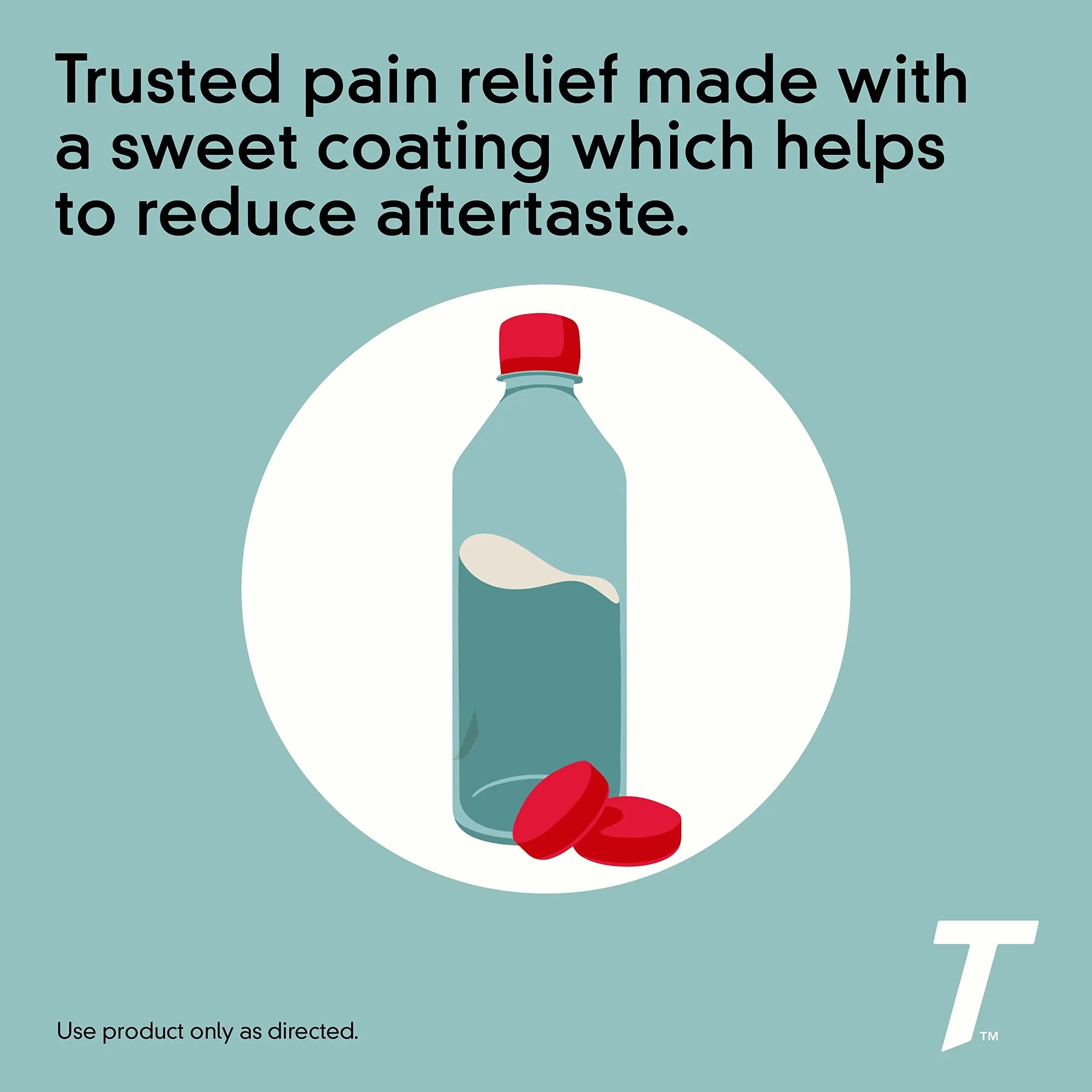 Tylenol Extra Strength Pain Reliever & Fever Reducer, Round Coated Tablets, 500 mg Acetaminophen Pain Relief Pills for Headache, Toothache & Minor Arthritis Pain, 100 ct Tylenol Au supplements