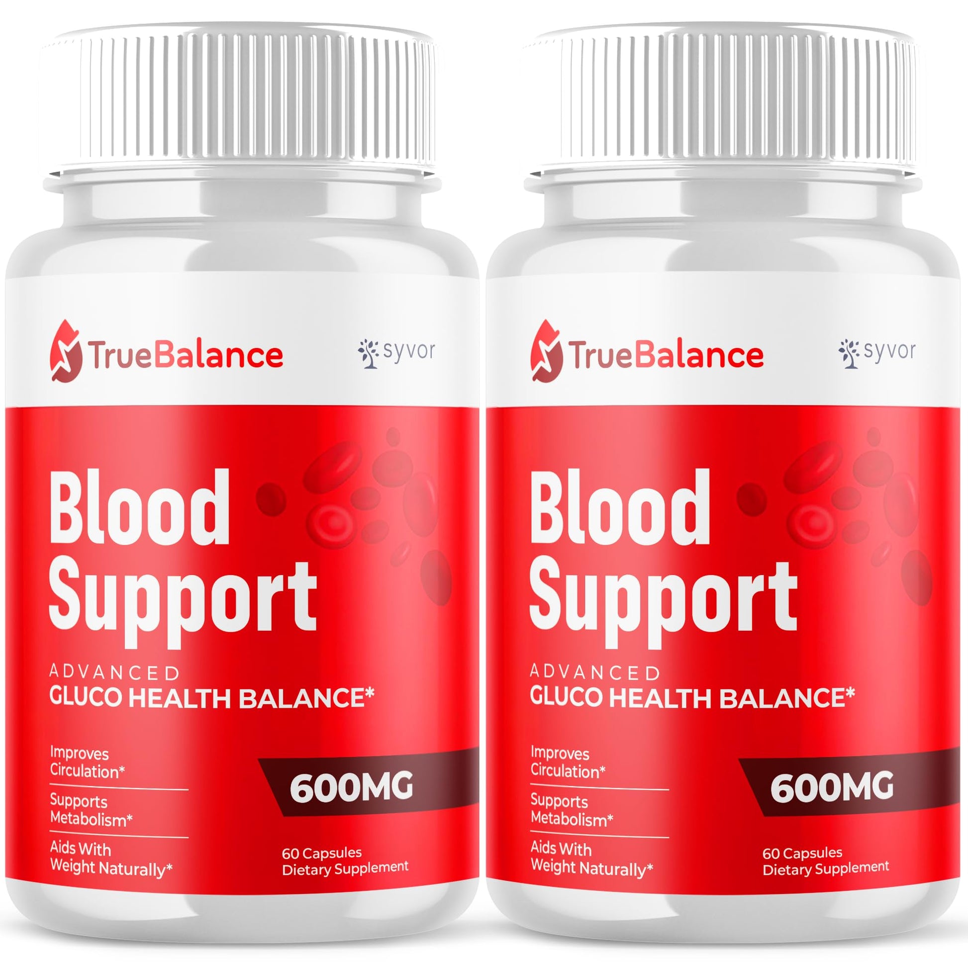 (2 Pack) True Balance Capsules, Official TrueBalance Glycogen Support Pills with All Natural Ingredients, Advanced Formula Support Supplement with Max Strength Vitamins for Women & Men (120 Capsules) Syvor Au supplements