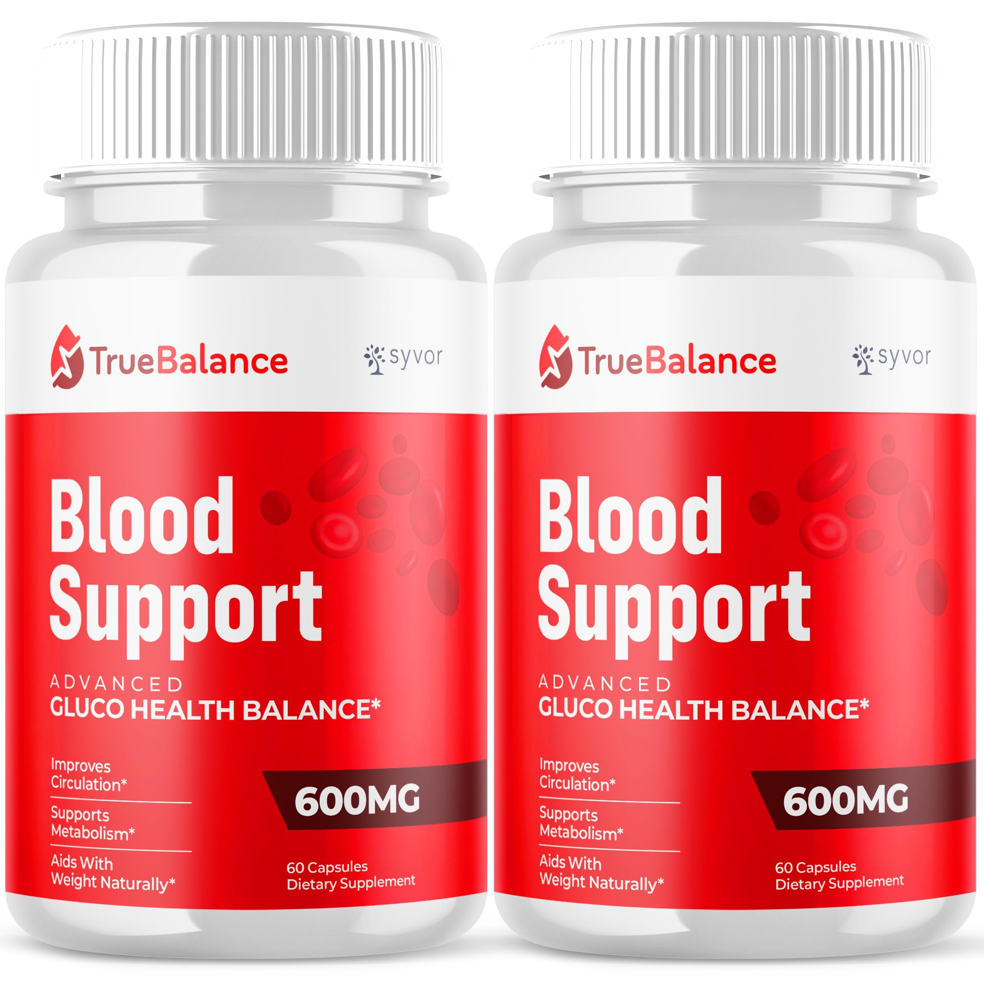 (2 Pack) True Balance Capsules, Official TrueBalance Glycogen Support Pills with All Natural Ingredients, Advanced Formula Support Supplement with Max Strength Vitamins for Women & Men (120 Capsules) Syvor Au supplements
