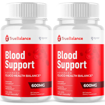(2 Pack) True Balance Capsules, Official TrueBalance Glycogen Support Pills with All Natural Ingredients, Advanced Formula Support Supplement with Max Strength Vitamins for Women & Men (120 Capsules) Syvor Au supplements